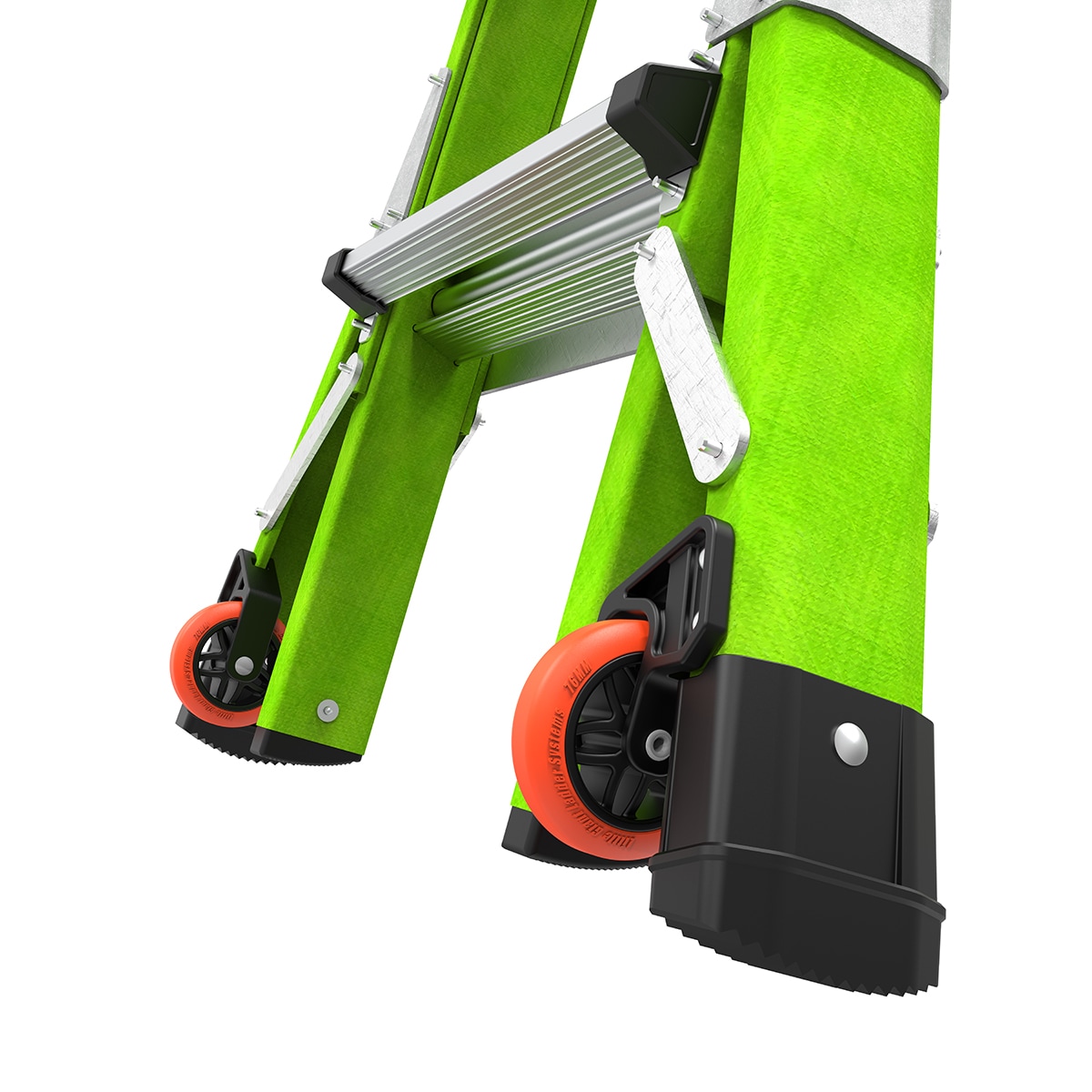 Escalera telescópica Dark Horse 2.0 M17 de Little Giant Ladders con alcance de 18 pies y capacidad de carga de 300 libras, tipo 1A de múltiples posiciones.