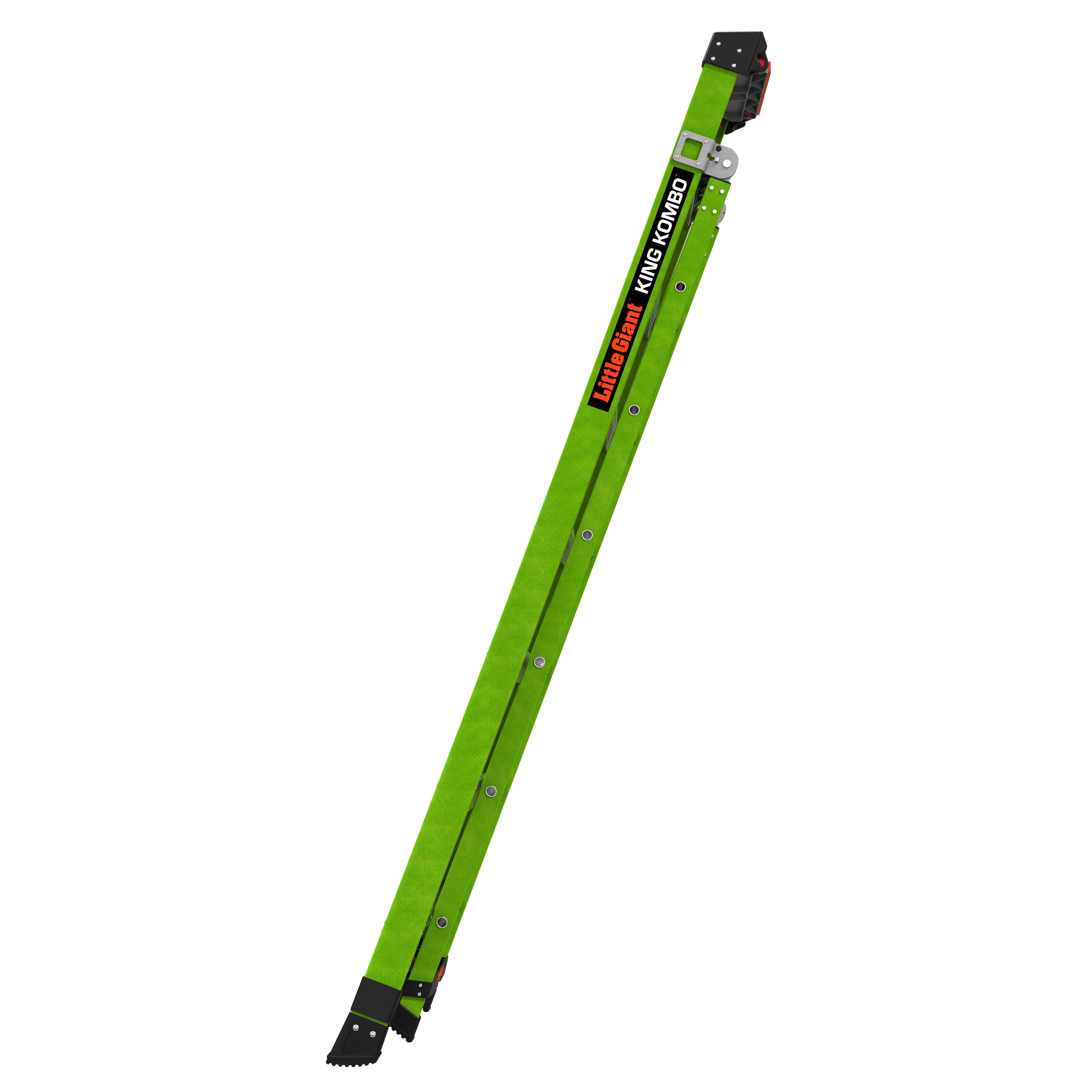 Escalera multifuncional King Kombo 2.0 de Little Giant Ladders, alcance de 17.2 pies tipo 1AA - Capacidad de carga de 375 lbs. 13908-071.