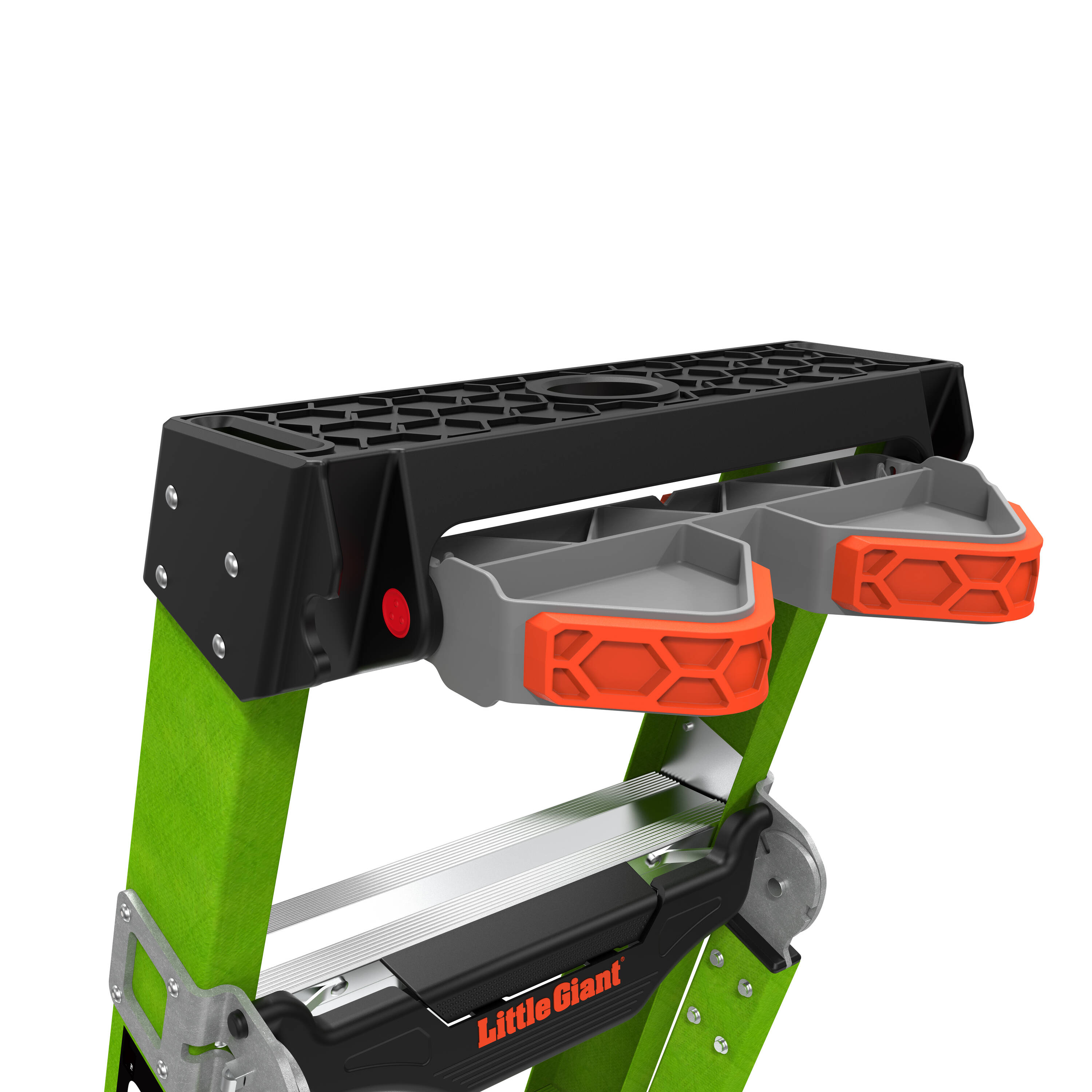Escalera multifuncional King Kombo 2.0 de Little Giant Ladders, alcance de 17.2 pies tipo 1AA - Capacidad de carga de 375 lbs. 13908-071.