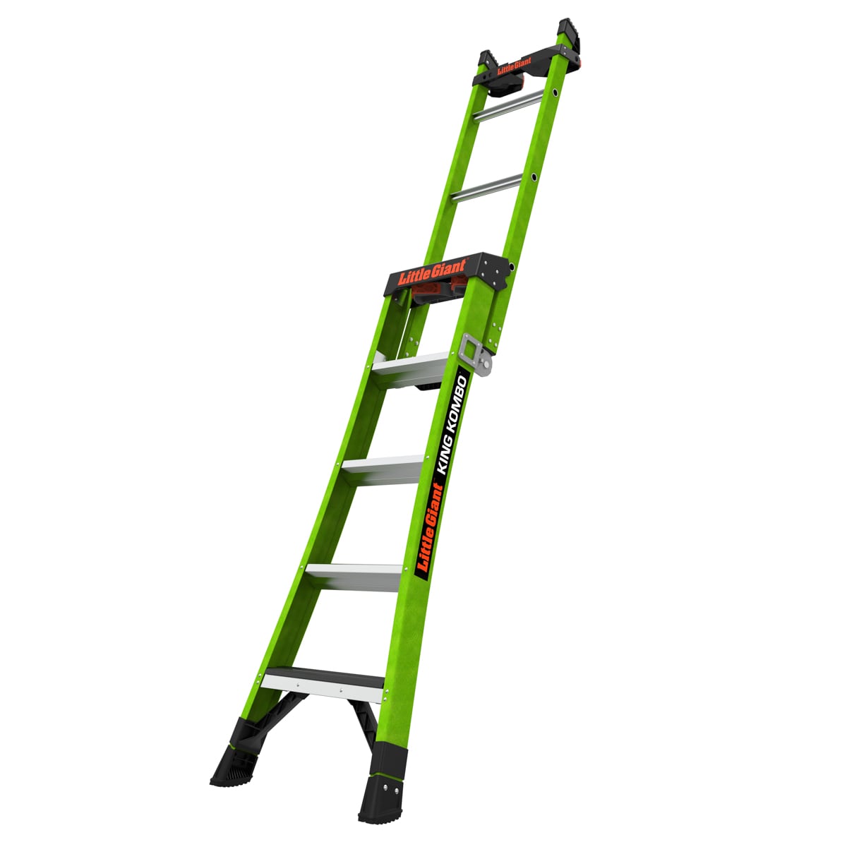 Escalera multifuncional tipo 1AA King Kombo 2.0 con alcance de 11.4 pies y capacidad de carga de 375 lbs.