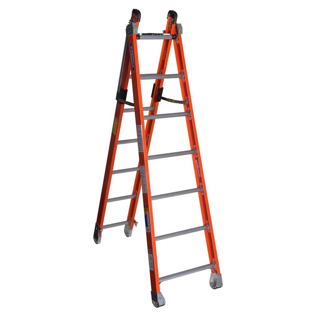 Escalera Multi-Posición de Tipo 1AA Werner 7800 de 13 pies - Capacidad de carga de 375 lbs.