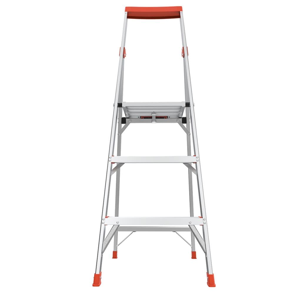 Escalera plataforma Little Giant Ladders Flip-N-Lite M5 de 5 pies (altura de alcance de 9.3 pies) de aluminio Tipo 1A - Capacidad de carga de 300 libras 15273-001