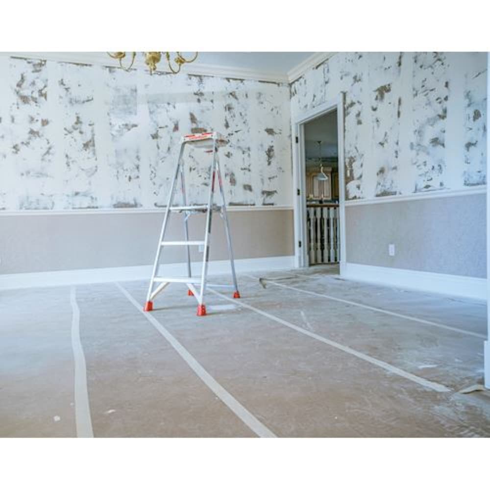 Escalerilla Little Giant Paint Pro de 5 pies (altura de alcance de 9.33 pies) de aluminio Tipo 1AA - Capacidad de carga de 375 lb. Escalera de plataforma 15165-001