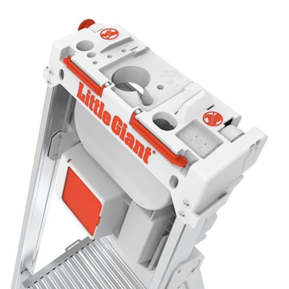 Escalerilla Little Giant Paint Pro de 5 pies (altura de alcance de 9.33 pies) de aluminio Tipo 1AA - Capacidad de carga de 375 lb. Escalera de plataforma 15165-001