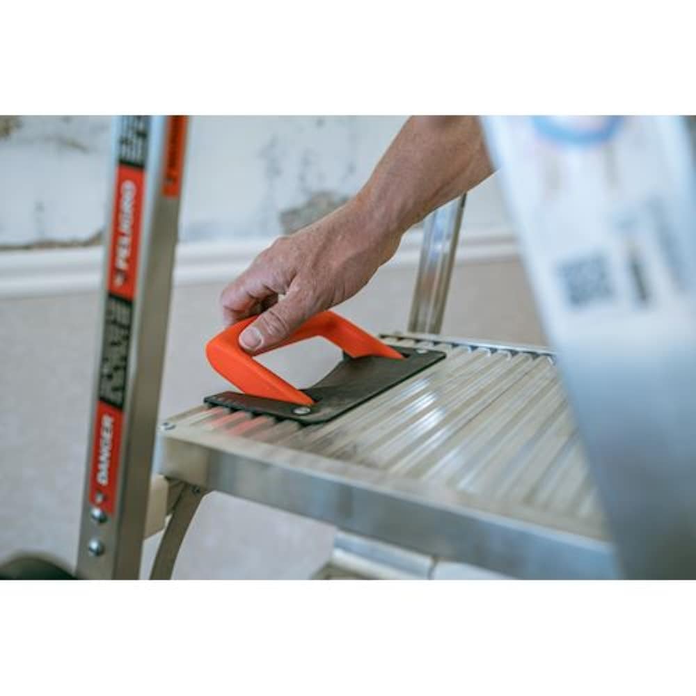 Escalerilla Little Giant Paint Pro de 5 pies (altura de alcance de 9.33 pies) de aluminio Tipo 1AA - Capacidad de carga de 375 lb. Escalera de plataforma 15165-001