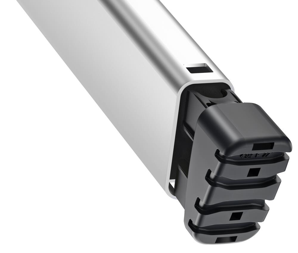 Escalera de plataforma de aluminio tipo 2 Hailo L60 de 6.03 pies (altura de alcance de 10.07 pies) con capacidad de carga de 225 libras (102 kilogramos) 9204010009