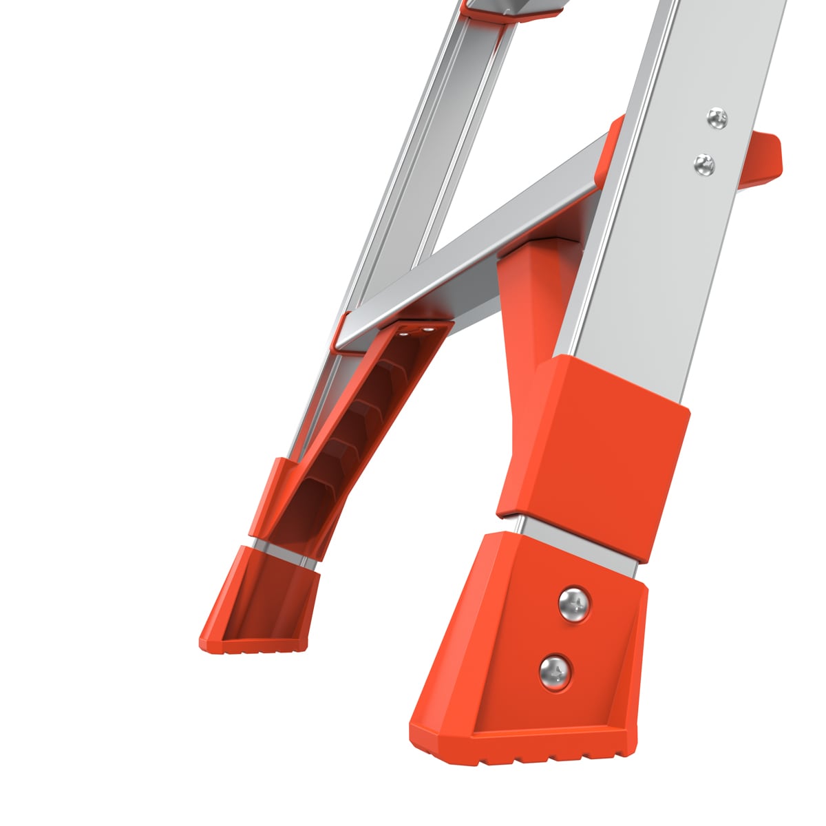 Escalera de aluminio tipo 1AA de Little Giant Ladders Xtra-Lite Plus de 5 pies (altura de alcance de 9.3 pies) con capacidad de carga de 375 libras.