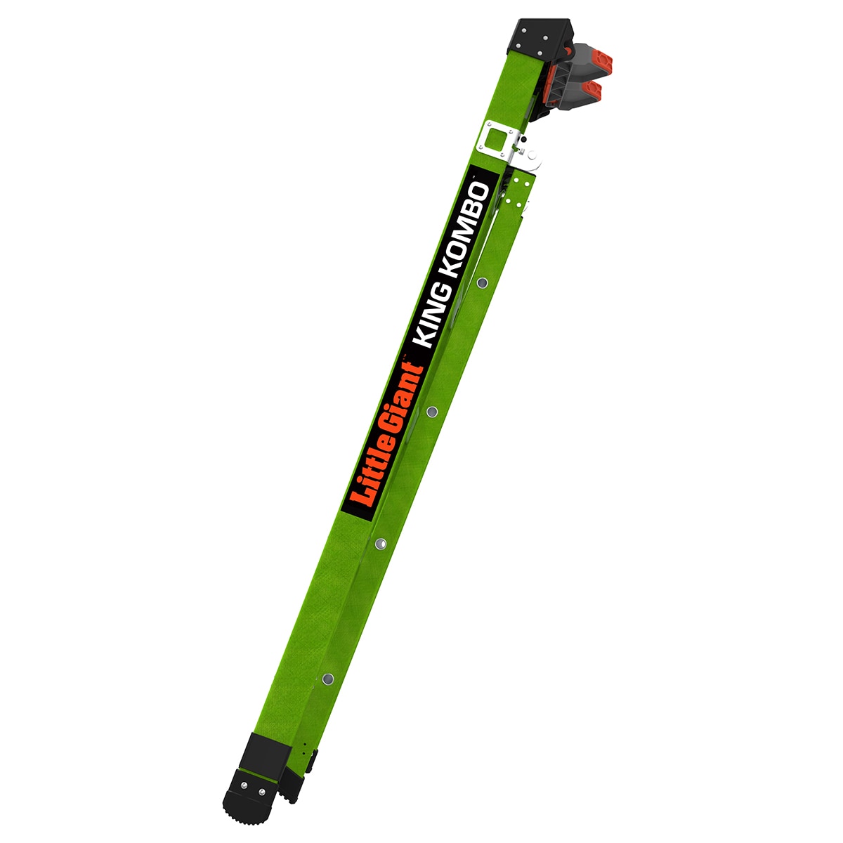 Escalera King Kombo 2.0 Pro M6 de Little Giant Ladders de 3 en 1, 6 pies (altura de alcance de 13.1 pies) de Fibra de Vidrio Tipo 1AA - Capacidad de carga de 375 libras. Escalón 13906-002