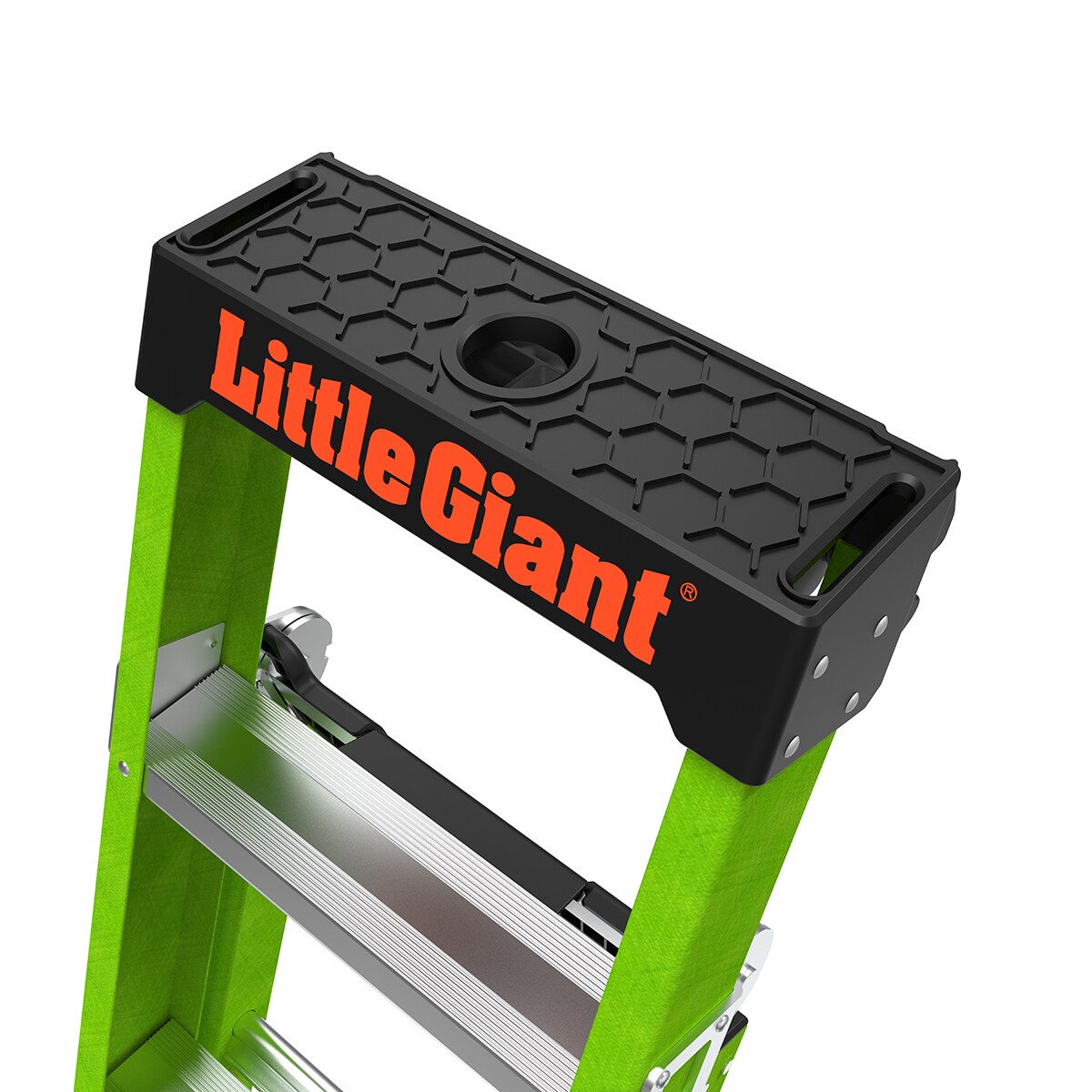 Escalera tipo 1AA de fibra de vidrio King Kombo 2.0 Pro M8 3 en 1 de Little Giant Ladders, 8 pies (altura máxima de 17.2 pies) con capacidad de carga de 375 libras. ¡La solución perfecta para todas tus necesidades de escalada!