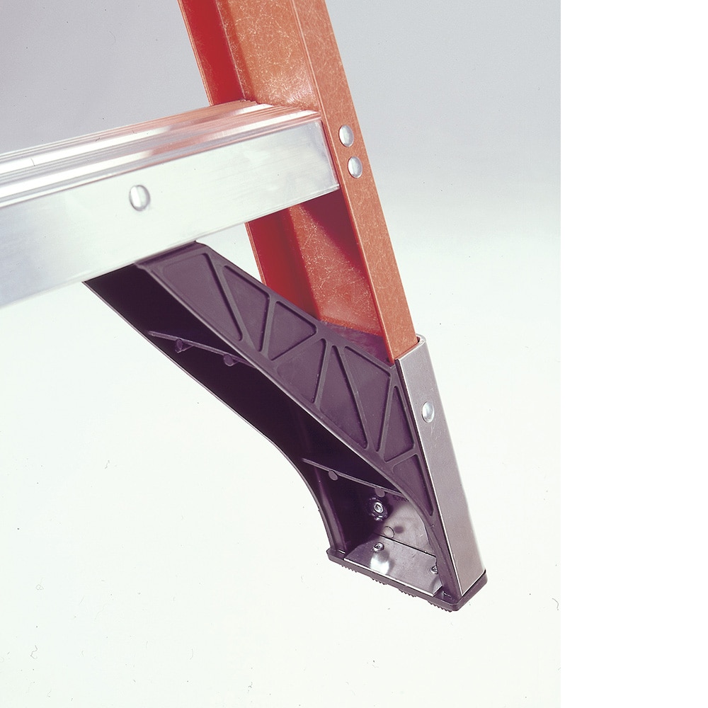 Escalera de plataforma tipo 1AA de fibra de vidrio de 10 pies (14 pies de altura de alcance) con capacidad de carga de 375 lbs. Werner P7408