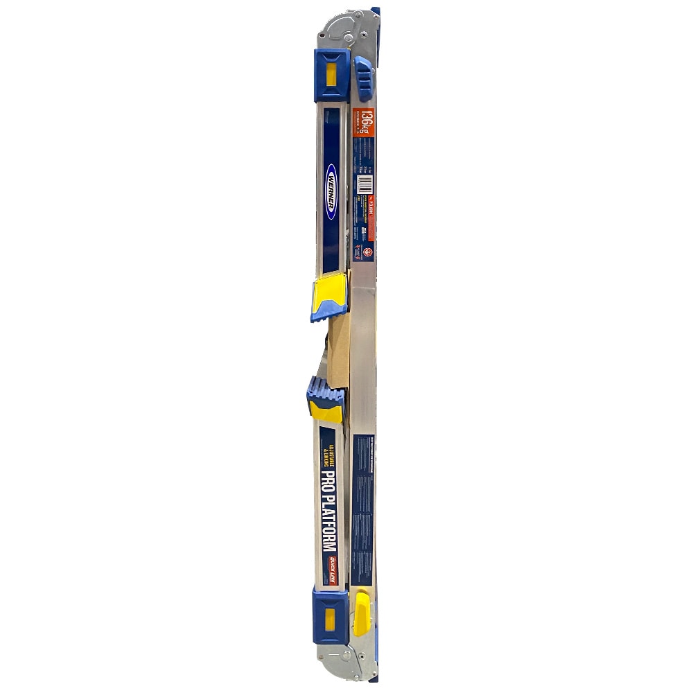 Plataforma de trabajo Werner Pro Linking de Aluminio de 1.7 pies de alto x 3.9 pies de largo con capacidad de 300 libras - Modelo AP-2030L-MP2
