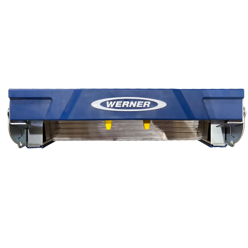 Plataforma de trabajo Werner Pro Linking de Aluminio de 1.7 pies de alto x 3.9 pies de largo con capacidad de 300 libras - Modelo AP-2030L-MP2
