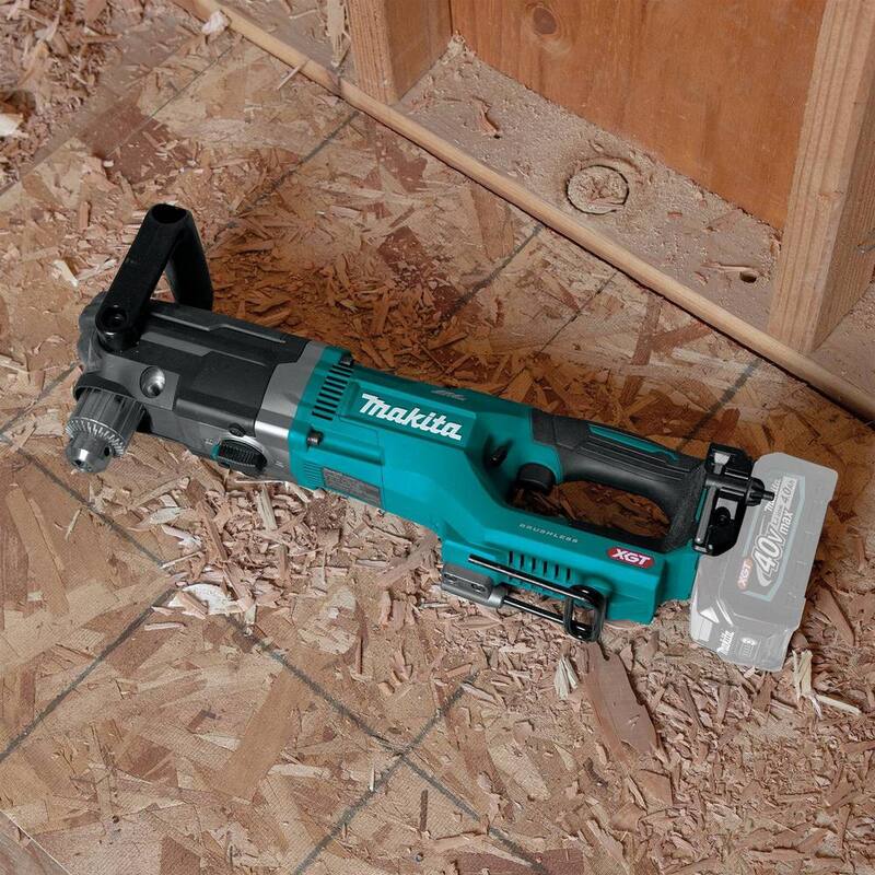 Makita Taladro angular inalámbrico sin escobillas de 1/2 pulgadas 40V máx XGT (solo herramienta) - GAD01Z