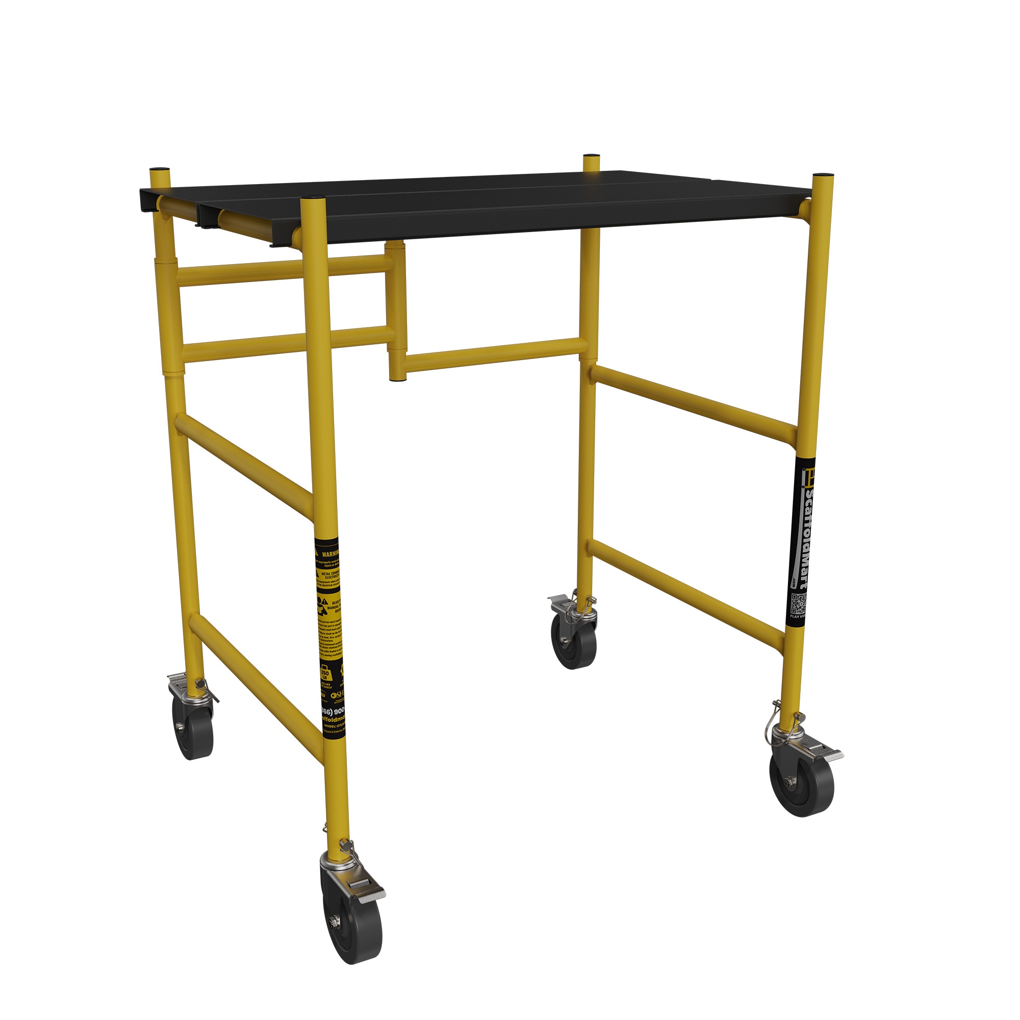 Andamio Utilitario de Acero ScaffoldMart 2.86 Pies de Altura x Capacidad de 500 Libras. Andamio Baker UTLSCAFF3