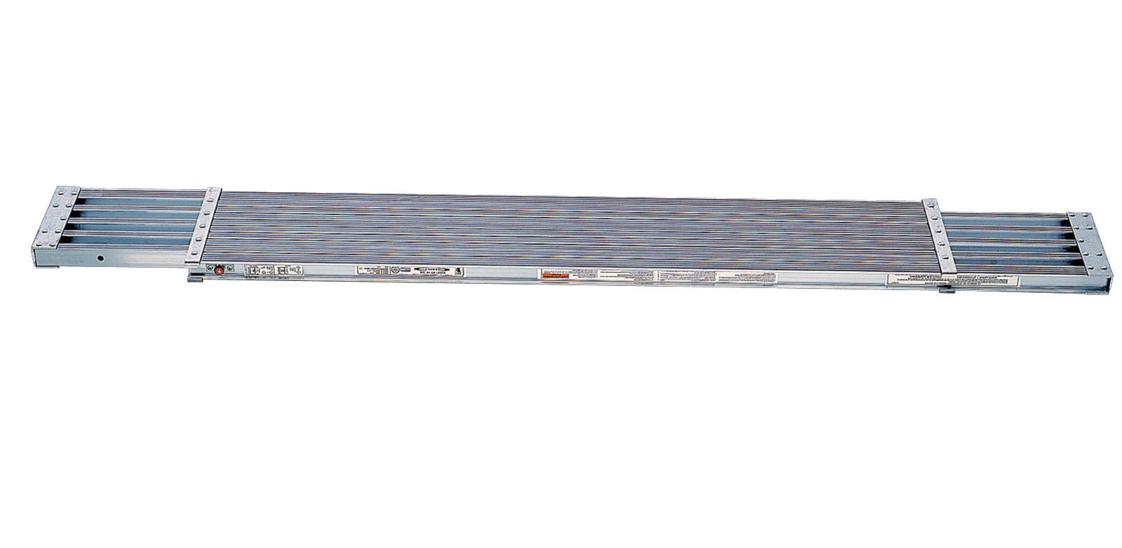 Tablón de andamio de aluminio Werner de 0.2 pies de alto por 8 pies de largo, capacidad de 250 libras - PA208.