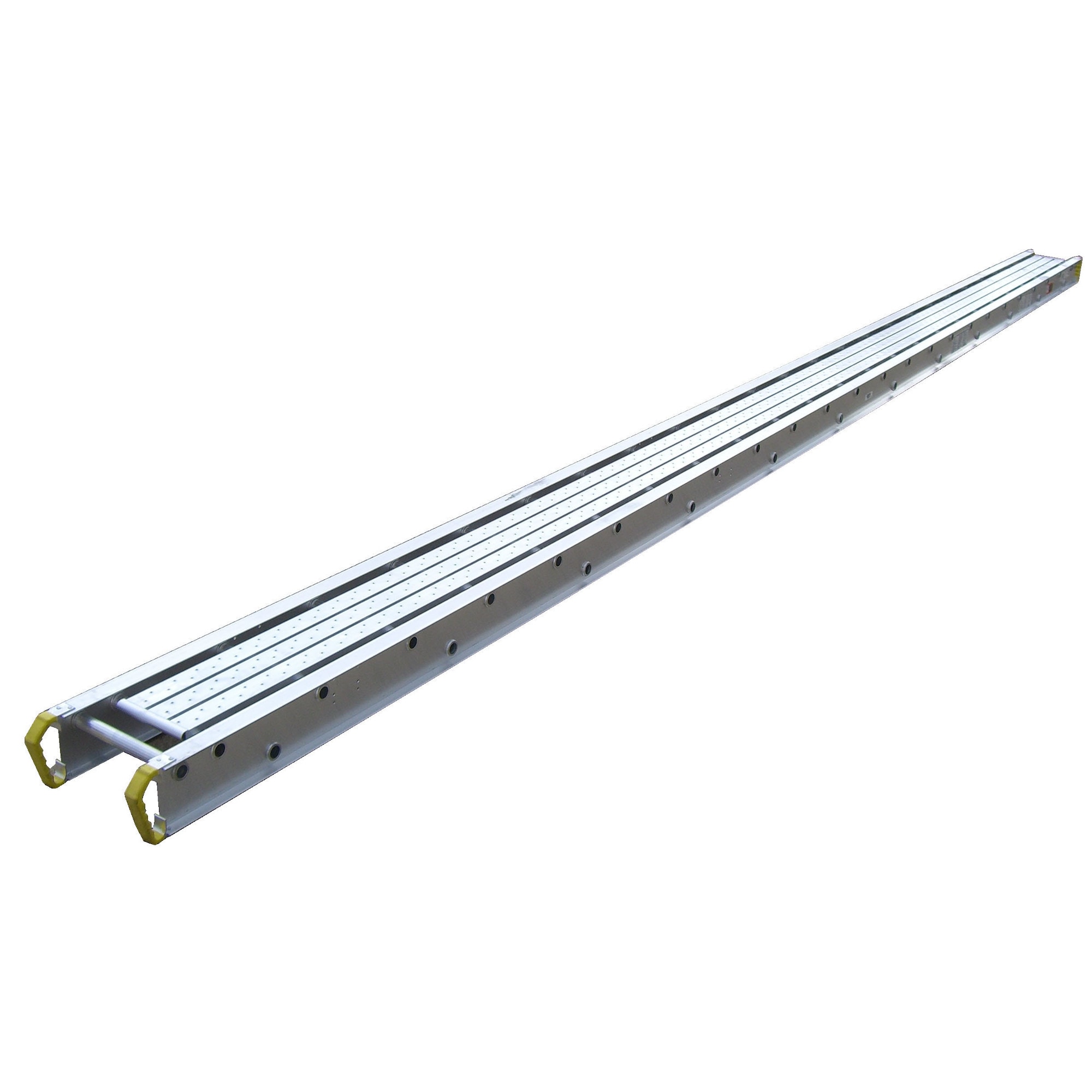 Tablón de andamio de aluminio de 0.5 pies de alto x 20 pies de largo con capacidad de carga de 500.0 libras Werner 2420