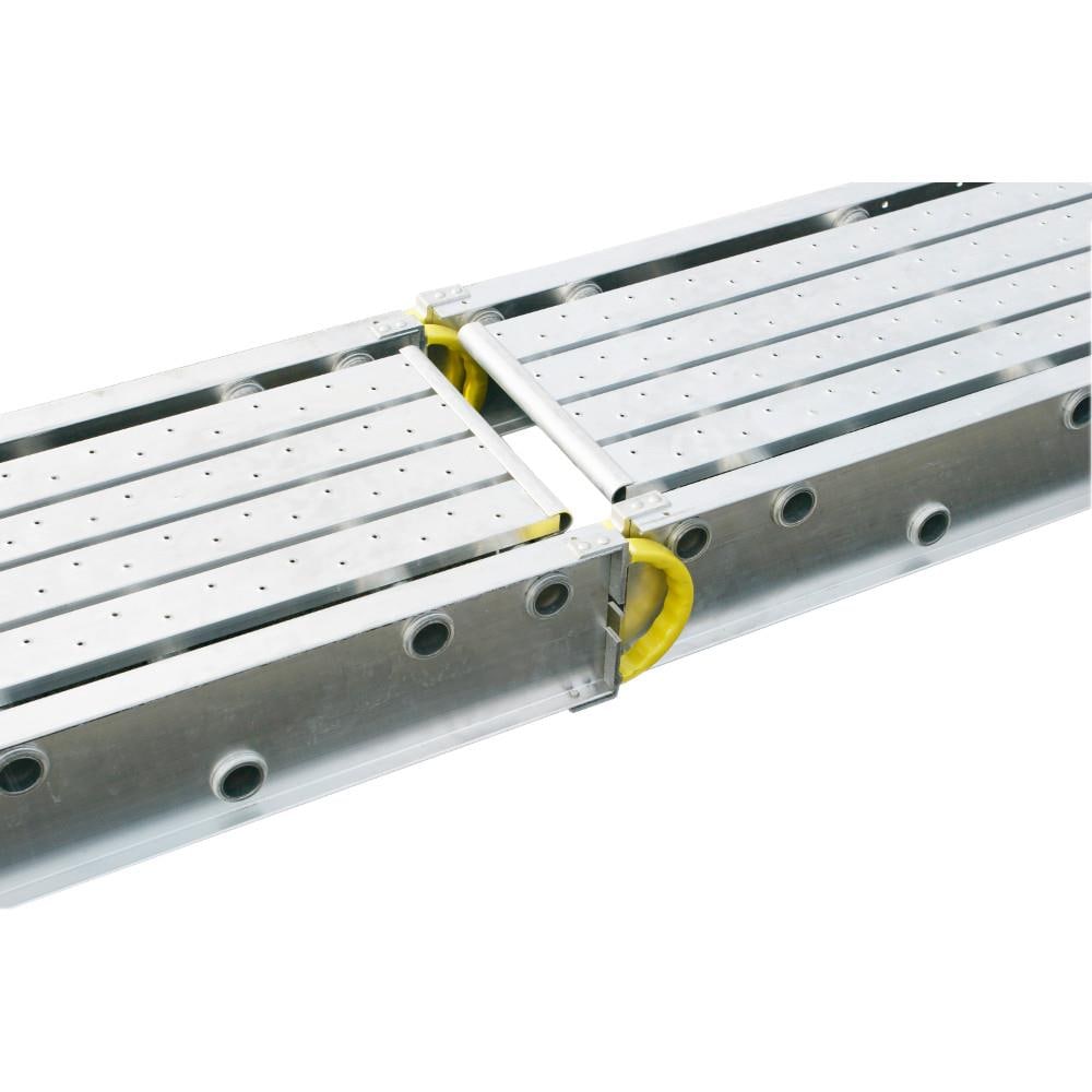 Andamio de Aluminio 0.5 pies de altura x 20 pies de largo con capacidad de 500 libras - Etapa de andamio WNS-2420