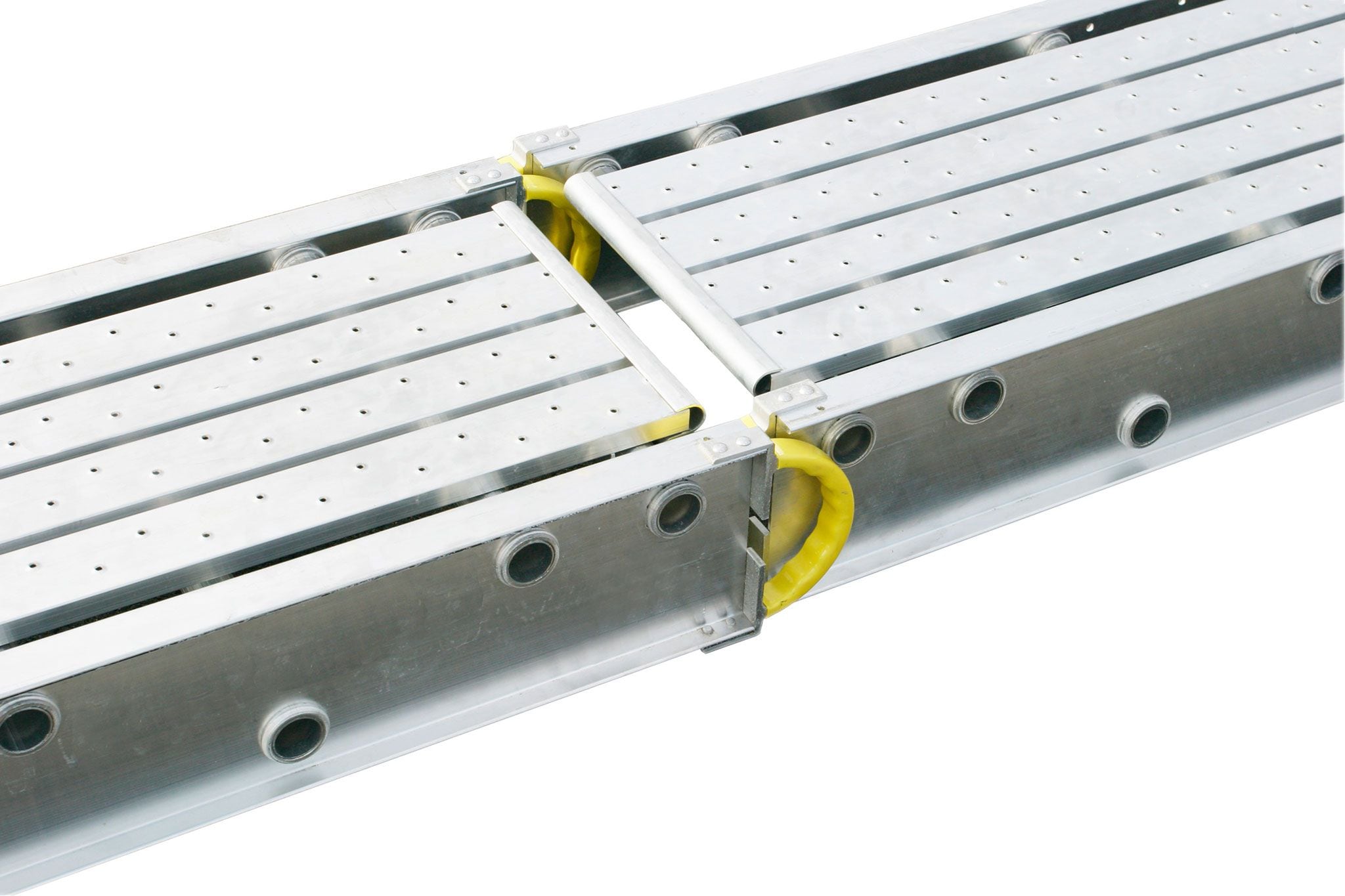 Escenario de andamio de aluminio Werner de 0.53 pies de altura y 24 pies de largo con capacidad de 500 libras WNS-2424