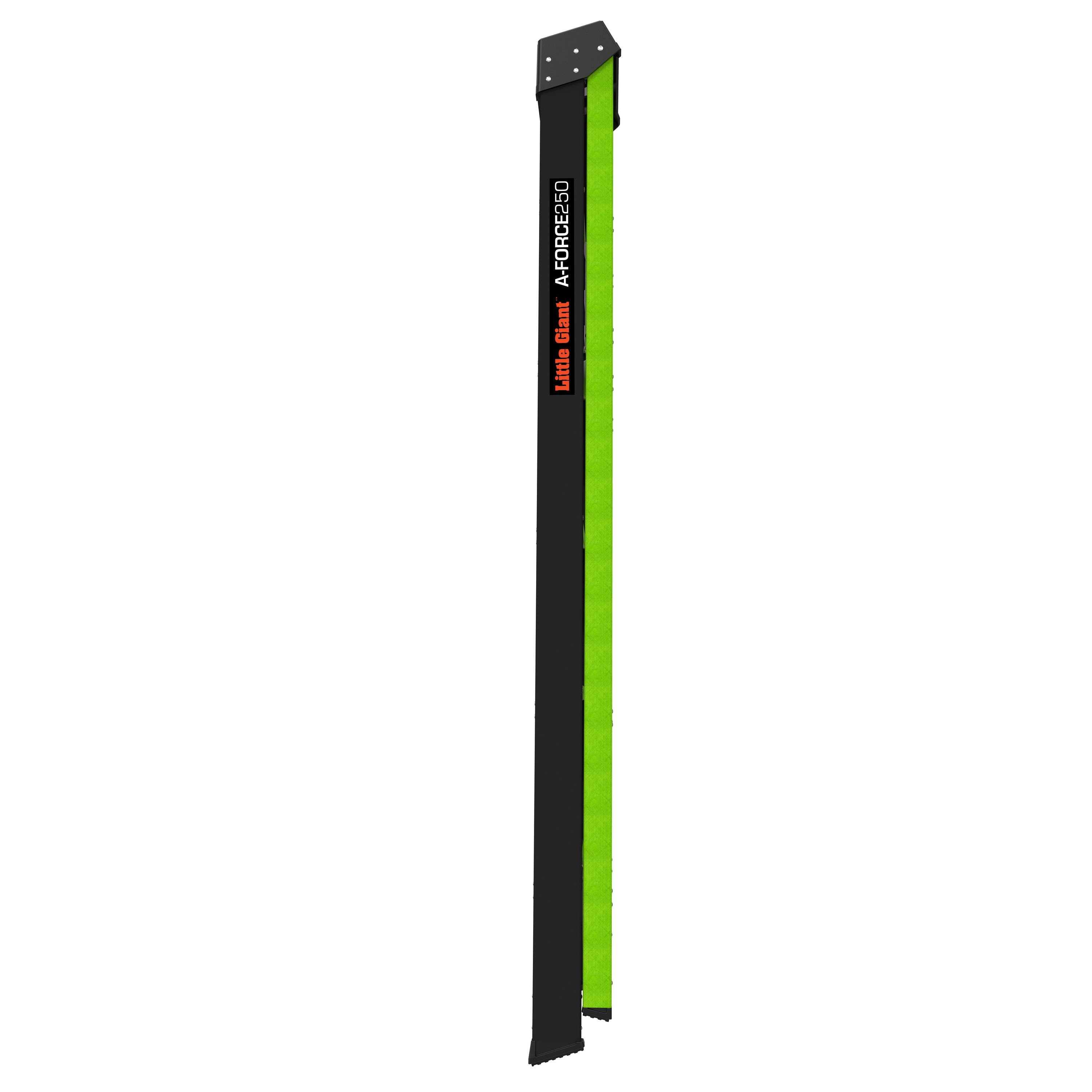 Escalera de tijera de fibra de vidrio de 6 pies (altura de alcance de 10.4 pies) Little Giant Ladders A-Force, capacidad de carga de 250 libras, modelo 15766-002.