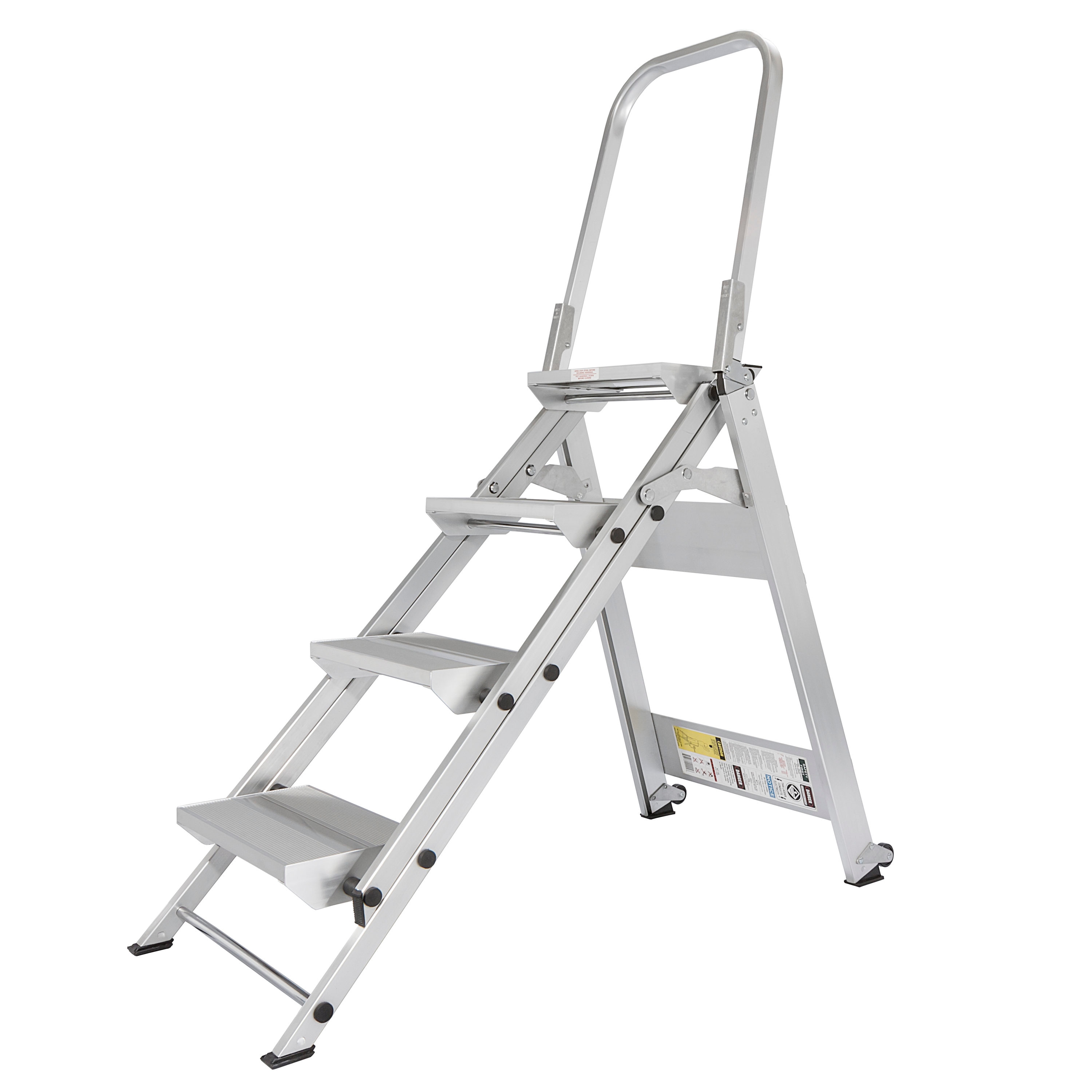 Escalera de aluminio tipo 1AA Xtend+Climb certificada por ANSI de 4.6 pies (10.5 pies de altura) - Capacidad de carga de 375 lb. Peso de la escalera de tipo WT4.