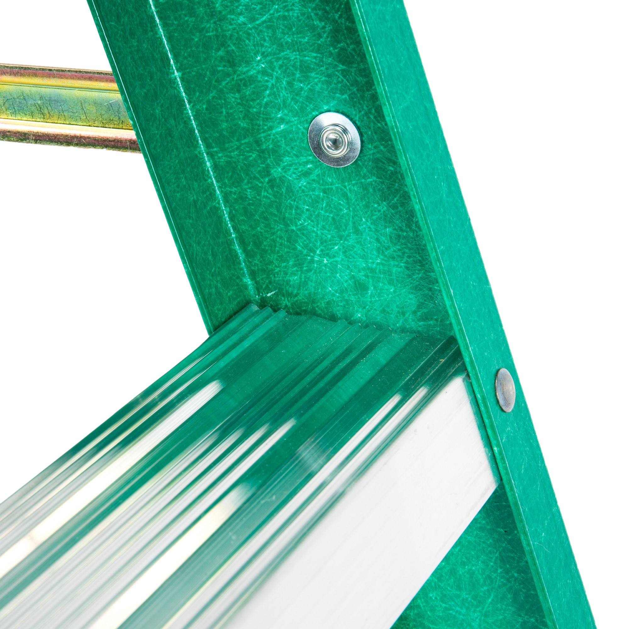 Escalera de fibra de vidrio tipo 2 de 4 pies (8 pies de alcance) con capacidad de carga de 225 lbs. Werner FS200
