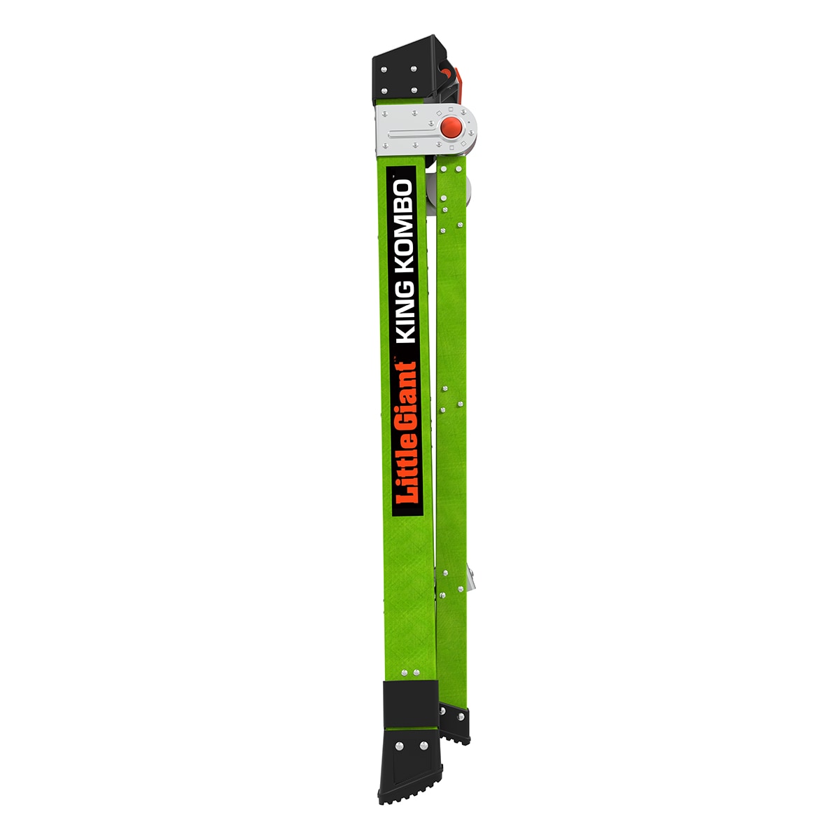 Escalera King Kombo 2.0 de Little Giant Ladders, 3 en 1, de 4 pies (altura máxima de alcance de 10.3 pies) de Fibra de Vidrio Tipo 1AA - Capacidad de carga de 375 libras. Escalera de paso 13470-071.