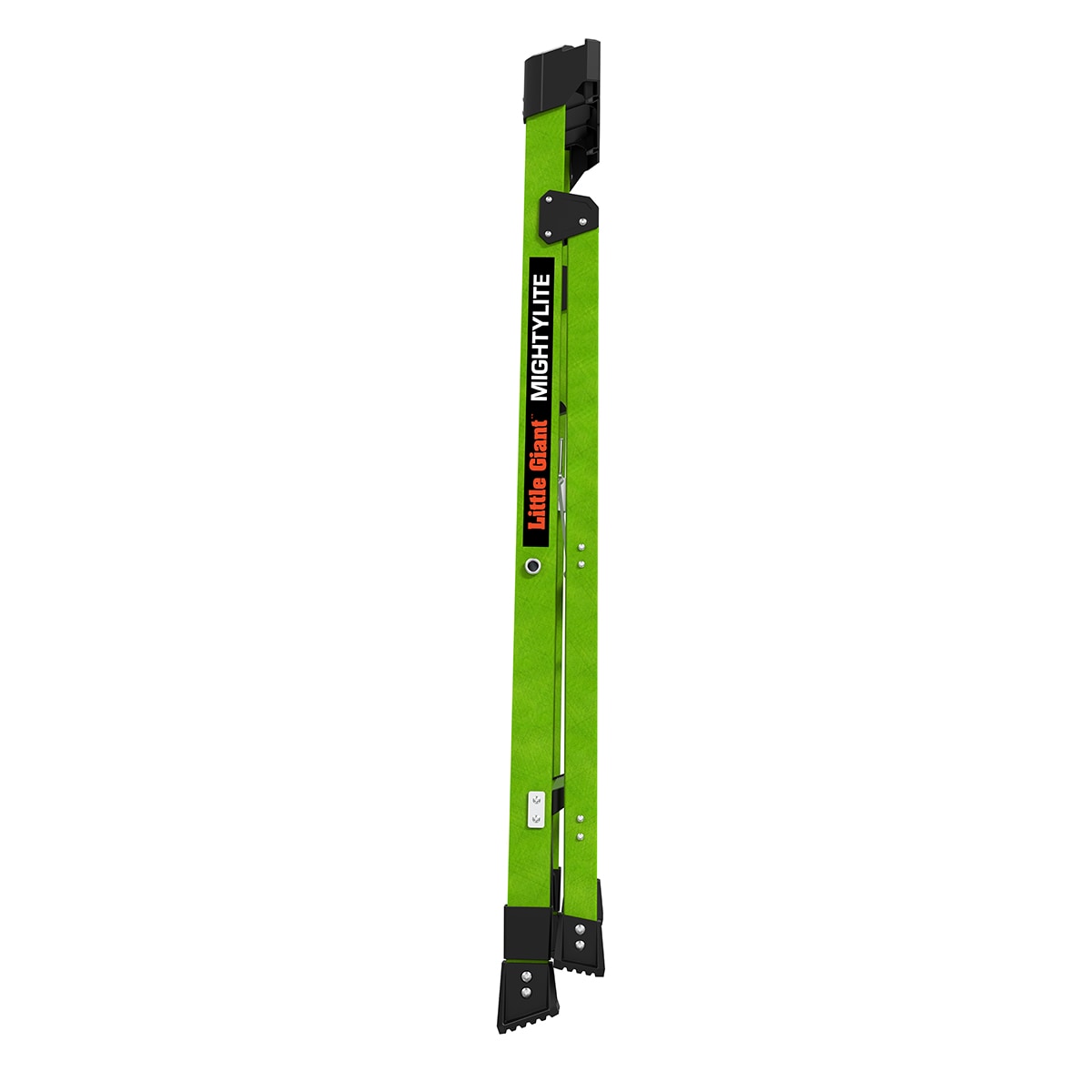 Escalera Little Giant Mightylite de 4 pies (altura de alcance de 8.3 pies) de fibra de vidrio Tipo 1A - Capacidad de carga de 300 libras. Escalón 15394-001.