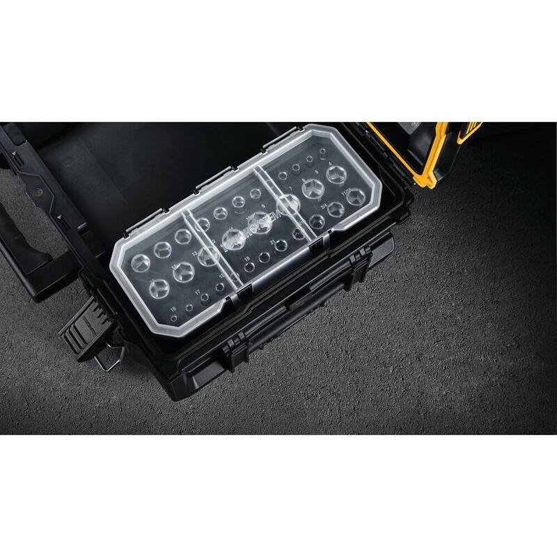 DEWALT TOUGHSYSTEM 2.0 Juego de herramientas para mecánicos de 3/8 pulgadas (53 piezas) - DWMT45153