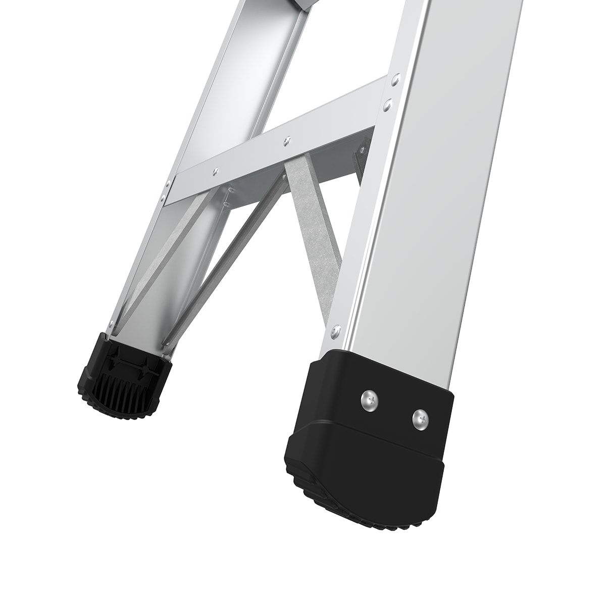 Escalera multifuncional King Kombo 2.0 Pro M6 de Little Giant Ladders, de 6 pies (altura de alcance de 12.7 pies) 3 en 1, de aluminio Tipo 1A con capacidad de carga de 300 libras. Modelo 14906-002.