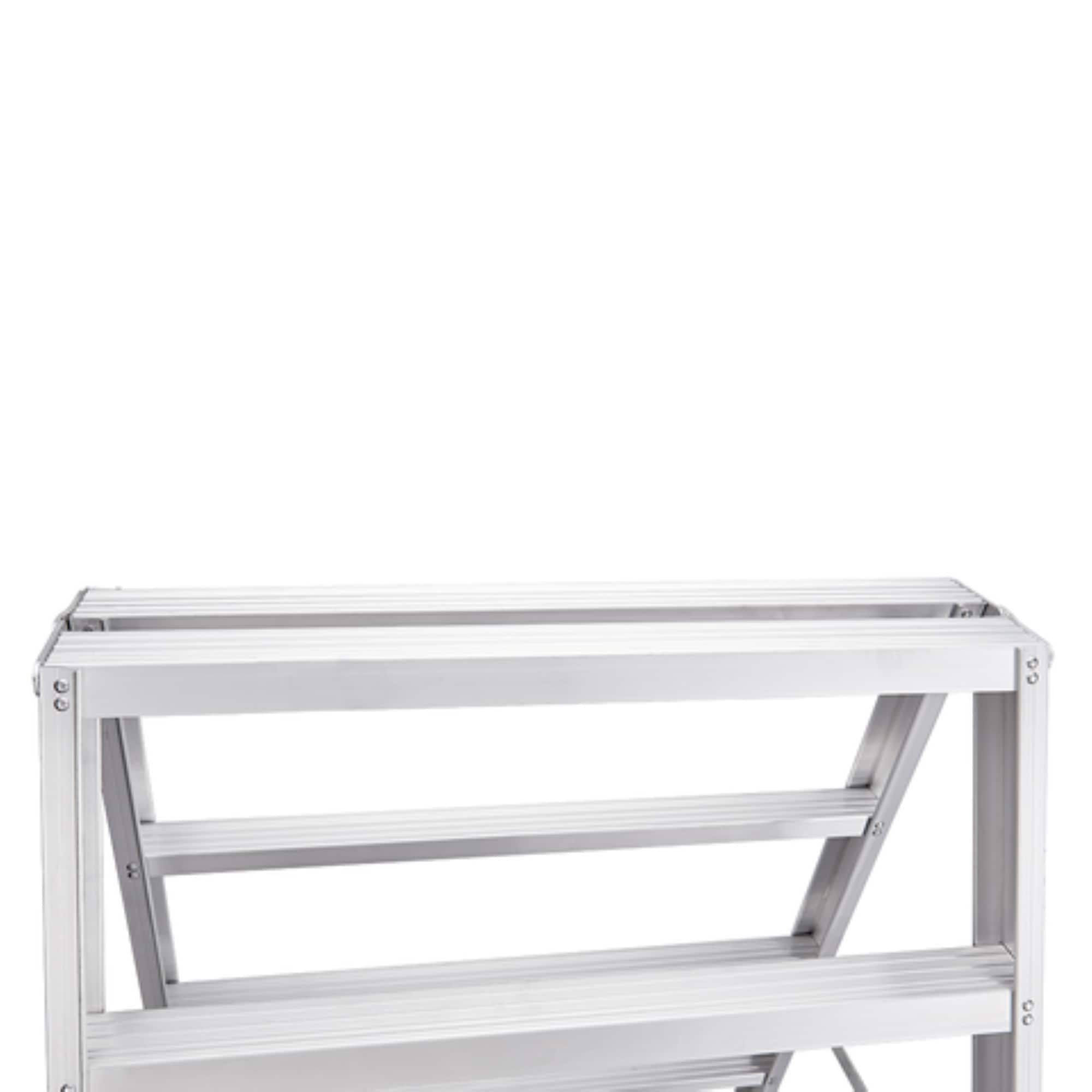 Escalera de aluminio ToolPro de 6 pies (altura alcanzable de 6 pies) Tipo 1A con capacidad de carga de 300 lbs. TP20326