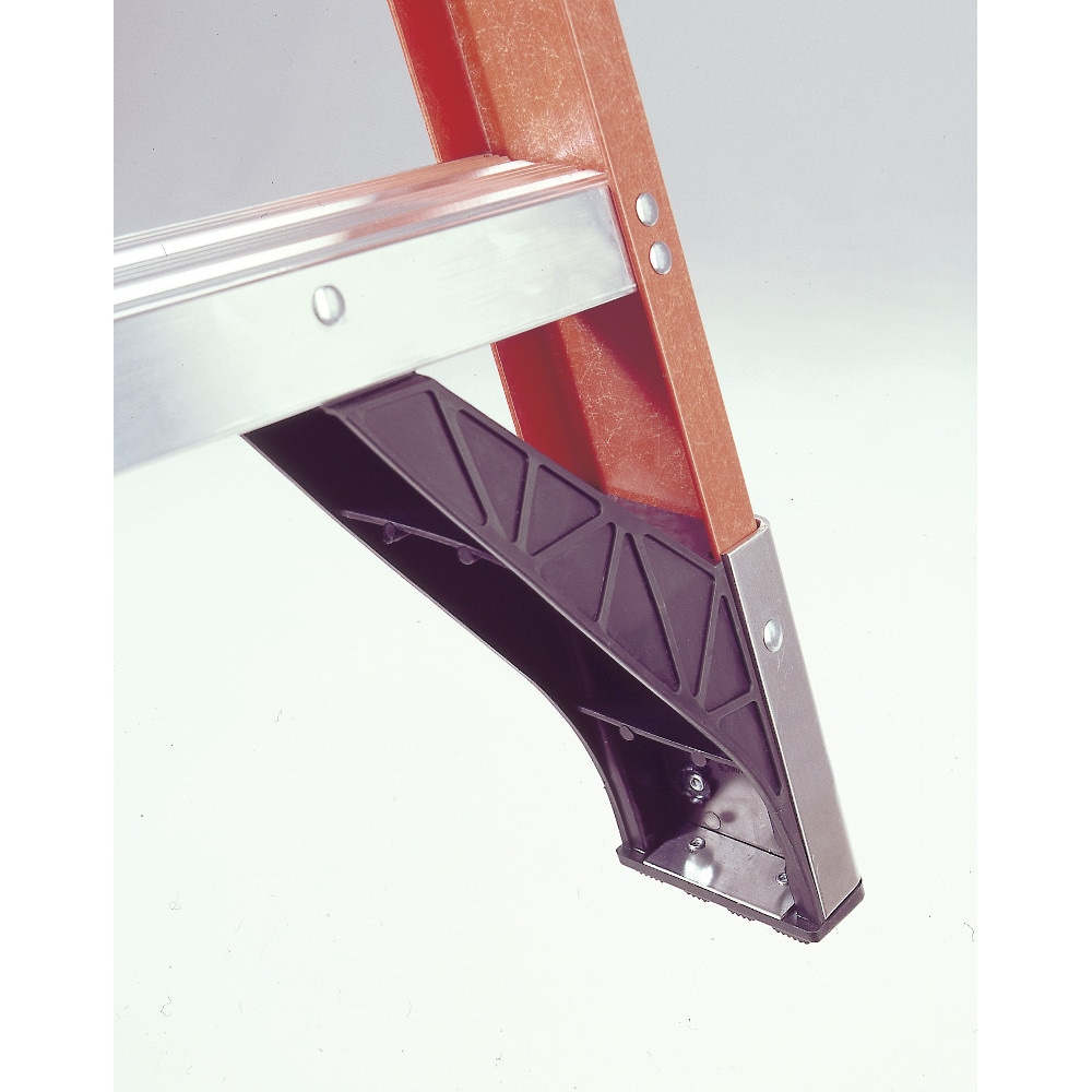 Escalera Gemela T7410 de Fibra de Vidrio Tipo 1AA de 10 pies (14 pies de altura máxima de alcance) - Capacidad de carga de 375 lbs.ParallelGroupWerner T7400