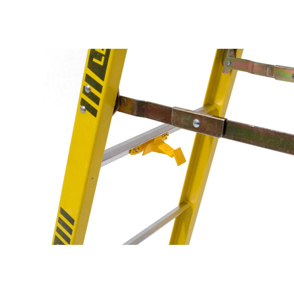 Escalera de tijera de fibra de vidrio tipo 1A de 12 pies (alcanza una altura de 16 pies) capacidad de carga de 300 lbs. Werner L6200 - Escalera L6212