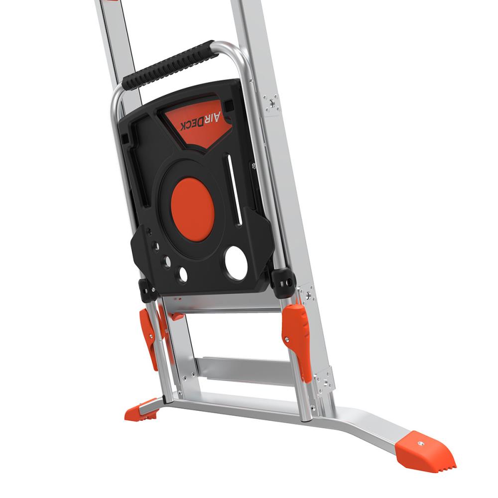 Escalera telescópica Little Giant Ladders Select Step M6 de 10 pies (14.1 pies de altura alcanzable) de aluminio Tipo 1A - Capacidad de carga de 300 lb.