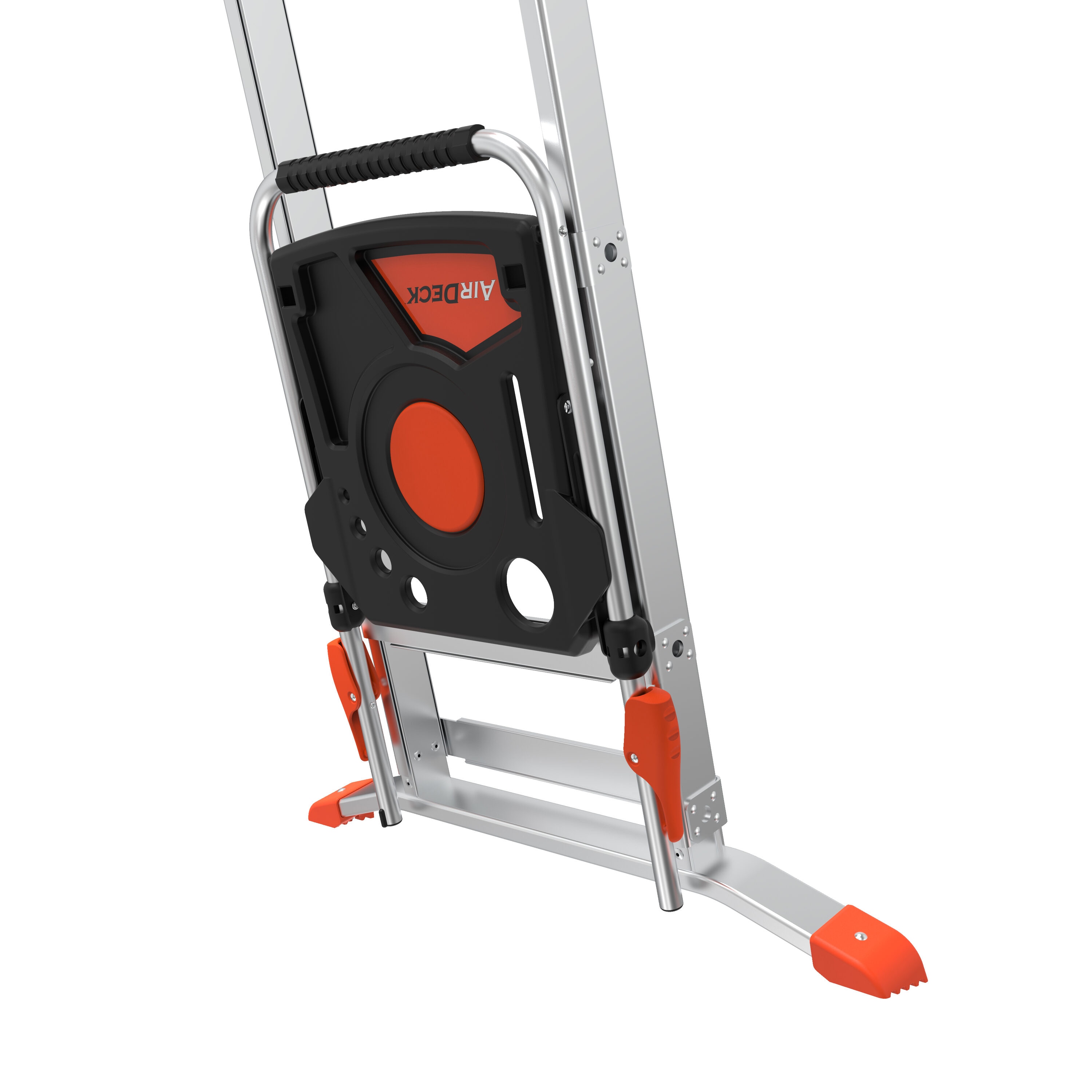 Escalera telescópica Little Giant Ladders Select Step M6 de 10 pies (14.1 pies de altura alcanzable) de aluminio Tipo 1A - Capacidad de carga de 300 lb.