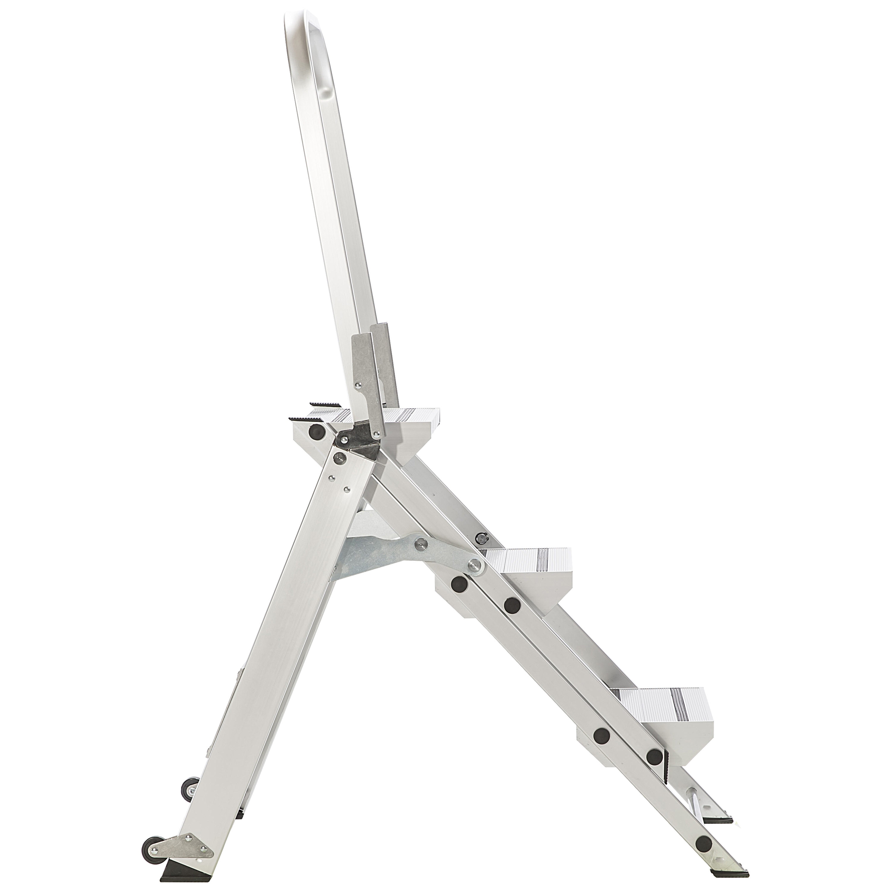 Xtend+Climb Escalera de Aluminio Tipo 1AA Certificada por ANSI de 4 Pies (Altura de Alcance de 8.8 Pies) - Capacidad de Carga de 375 lbs. Escalerilla de Paso WT-3