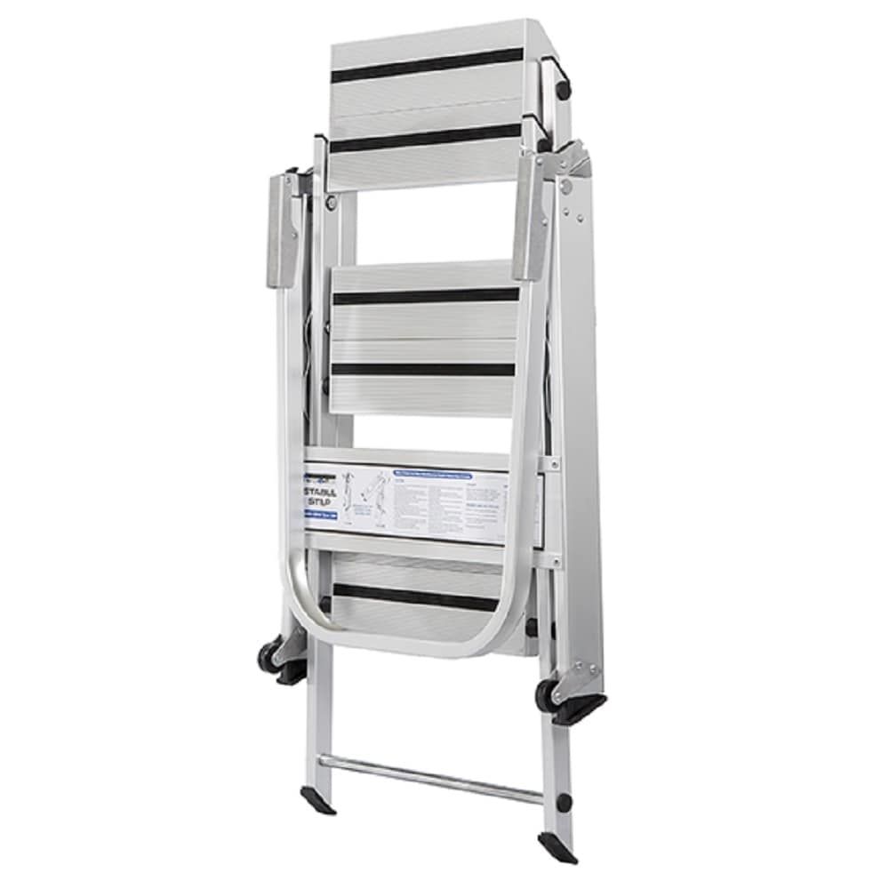 Xtend+Climb Escalera de Aluminio Tipo 1AA Certificada por ANSI de 4 Pies (Altura de Alcance de 8.8 Pies) - Capacidad de Carga de 375 lbs. Escalerilla de Paso WT-3
