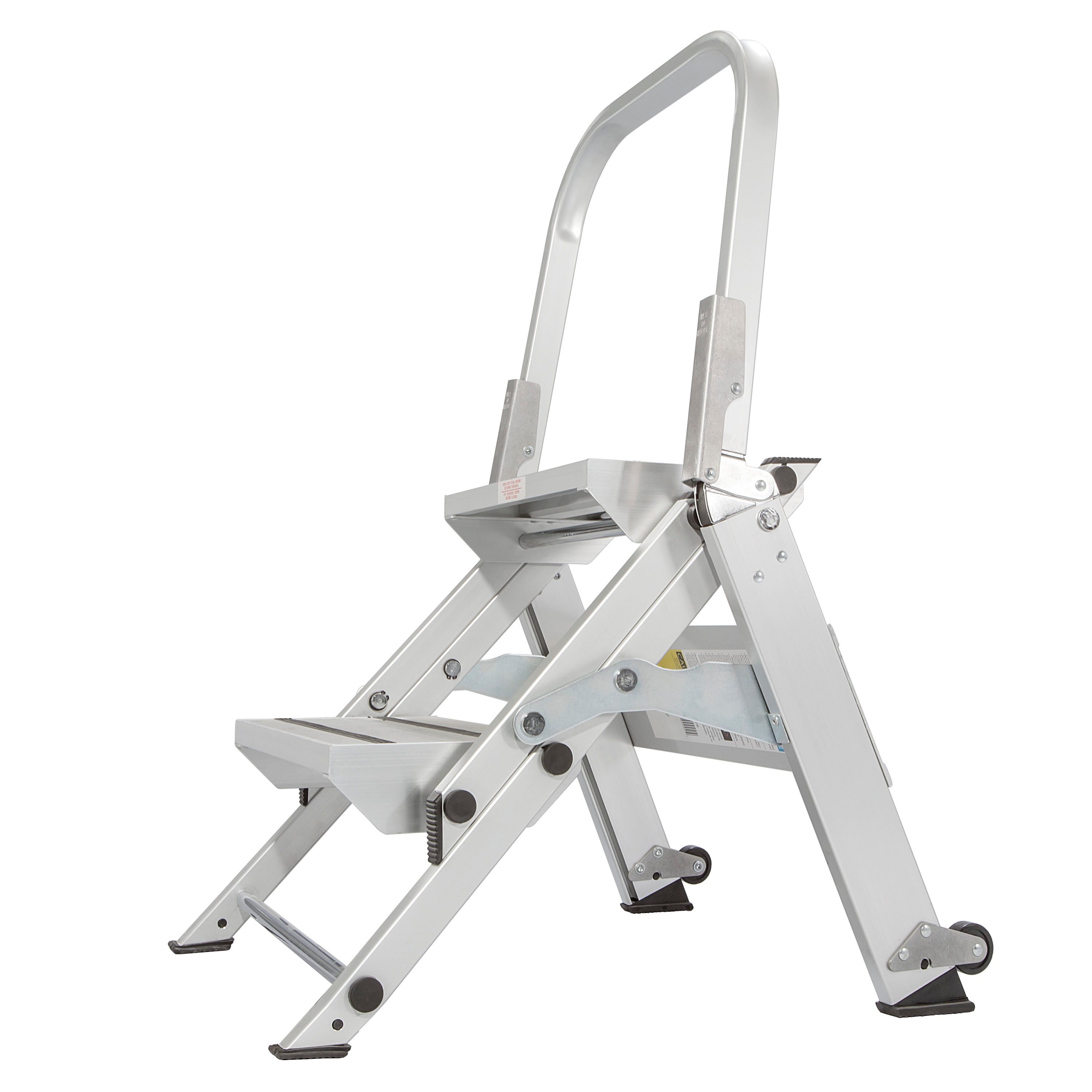 Escalera de aluminio certificada por ANSI Xtend+Climb de 3 pies (altura de alcance de 7.8 pies) Tipo 1AA - Capacidad de carga de 170 kg.