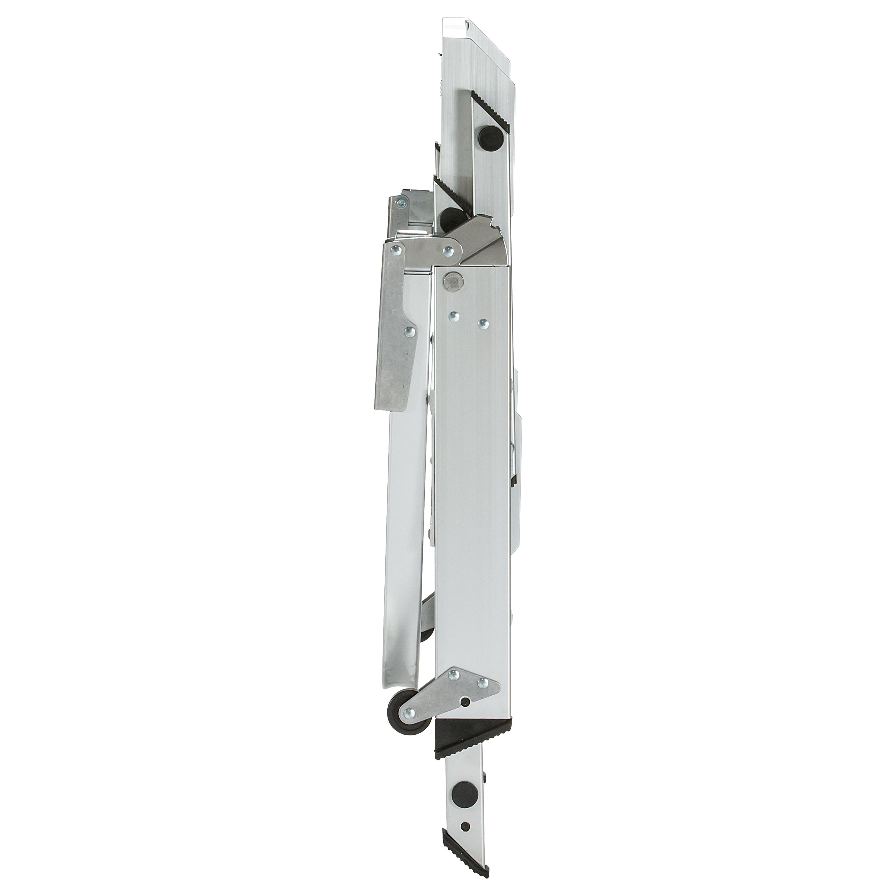 Escalera de aluminio certificada por ANSI Xtend+Climb de 3 pies (altura de alcance de 7.8 pies) Tipo 1AA - Capacidad de carga de 170 kg.