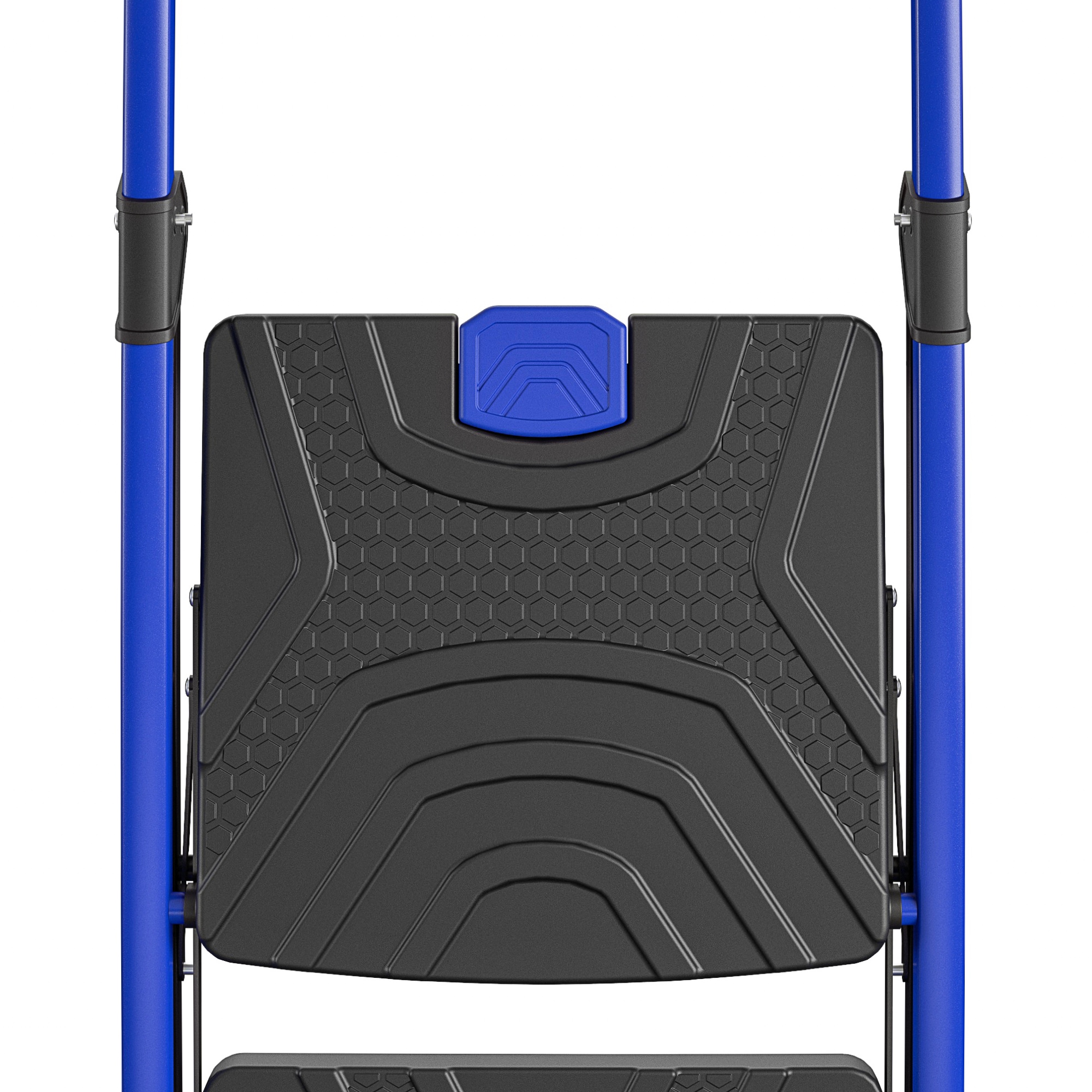 Taburete Plegable de Acero Negro con Capacidad de 300 libras de 3 Peldaños de Kobalt