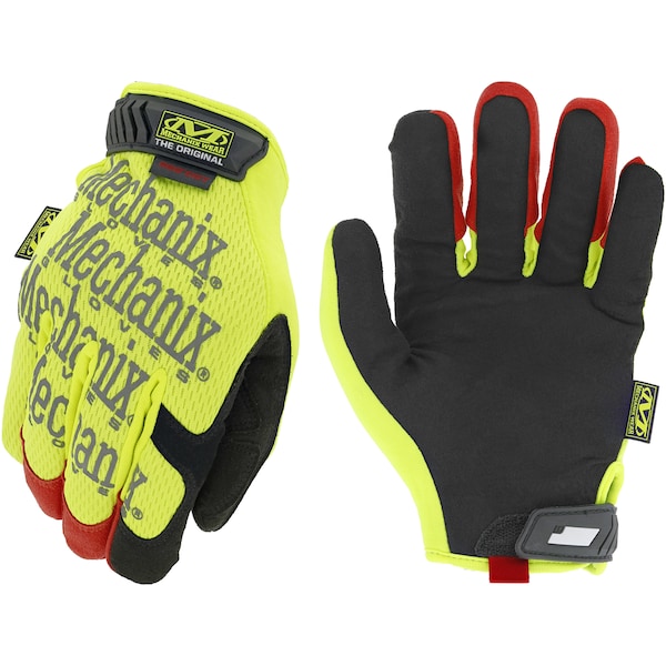 Guantes resistentes al corte de alta visibilidad Mechanix Wear, nivel de corte A4, negro/amarillo, XL - SMG-X91-011