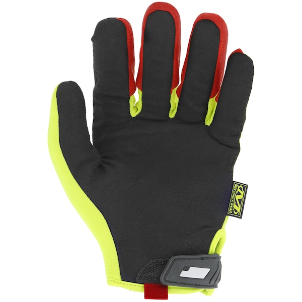 Guantes resistentes al corte de alta visibilidad Mechanix Wear, nivel de corte A4, negro/amarillo, XL - SMG-X91-011