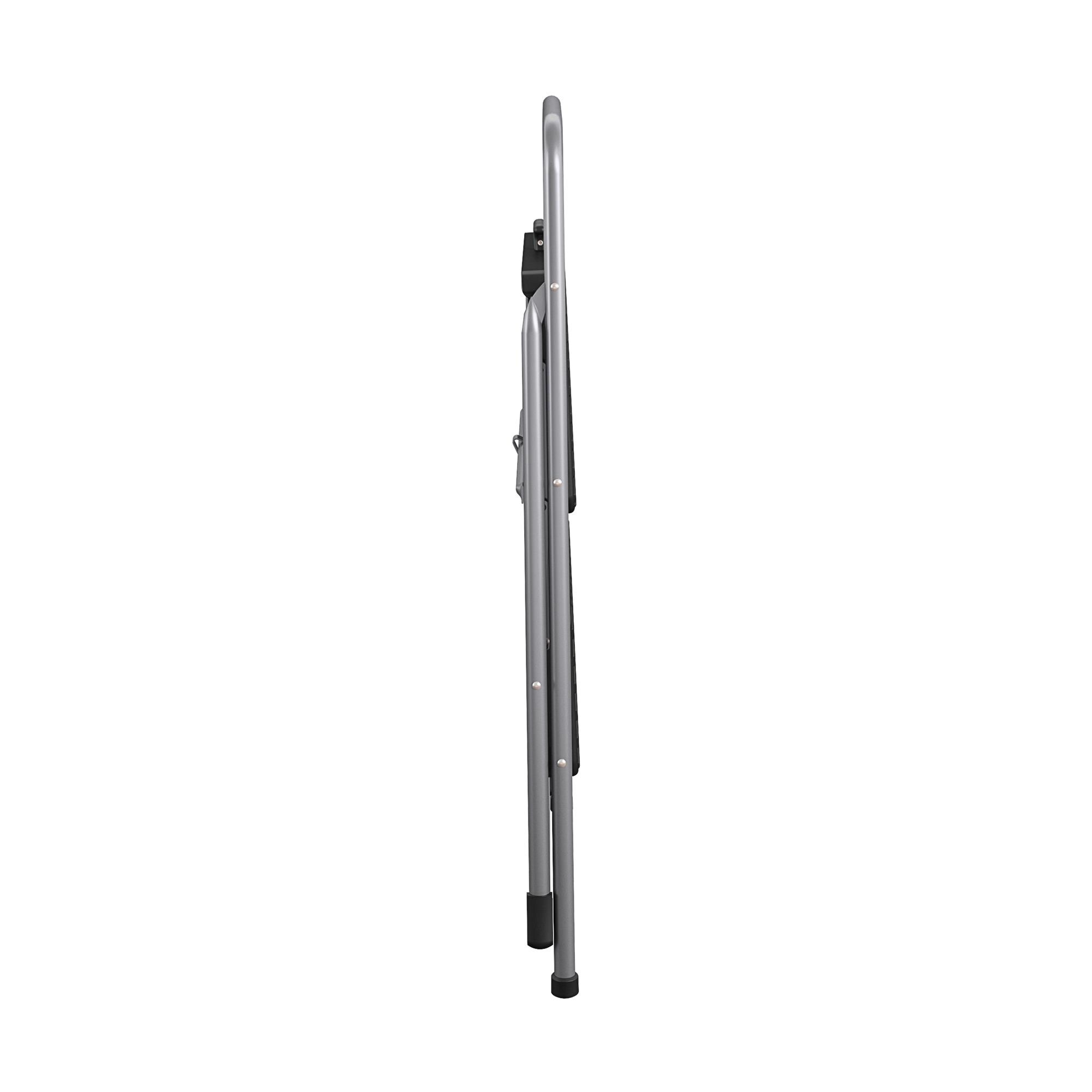 Banqueta plegable de acero gris con capacidad para 200 libras de 2 peldaños de Cosco