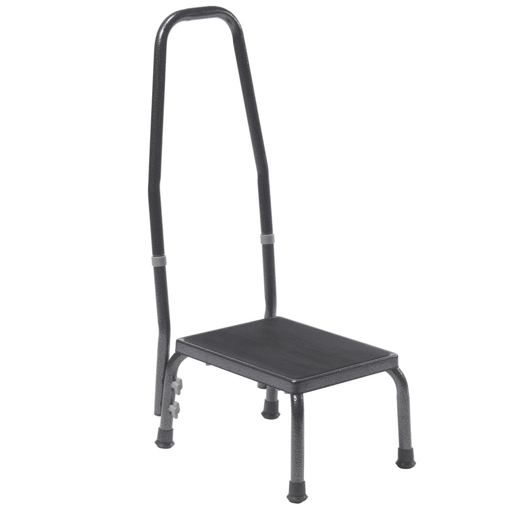 Escalón de acero plateado con capacidad de 300 libras de Drive Medical 13031-1SV