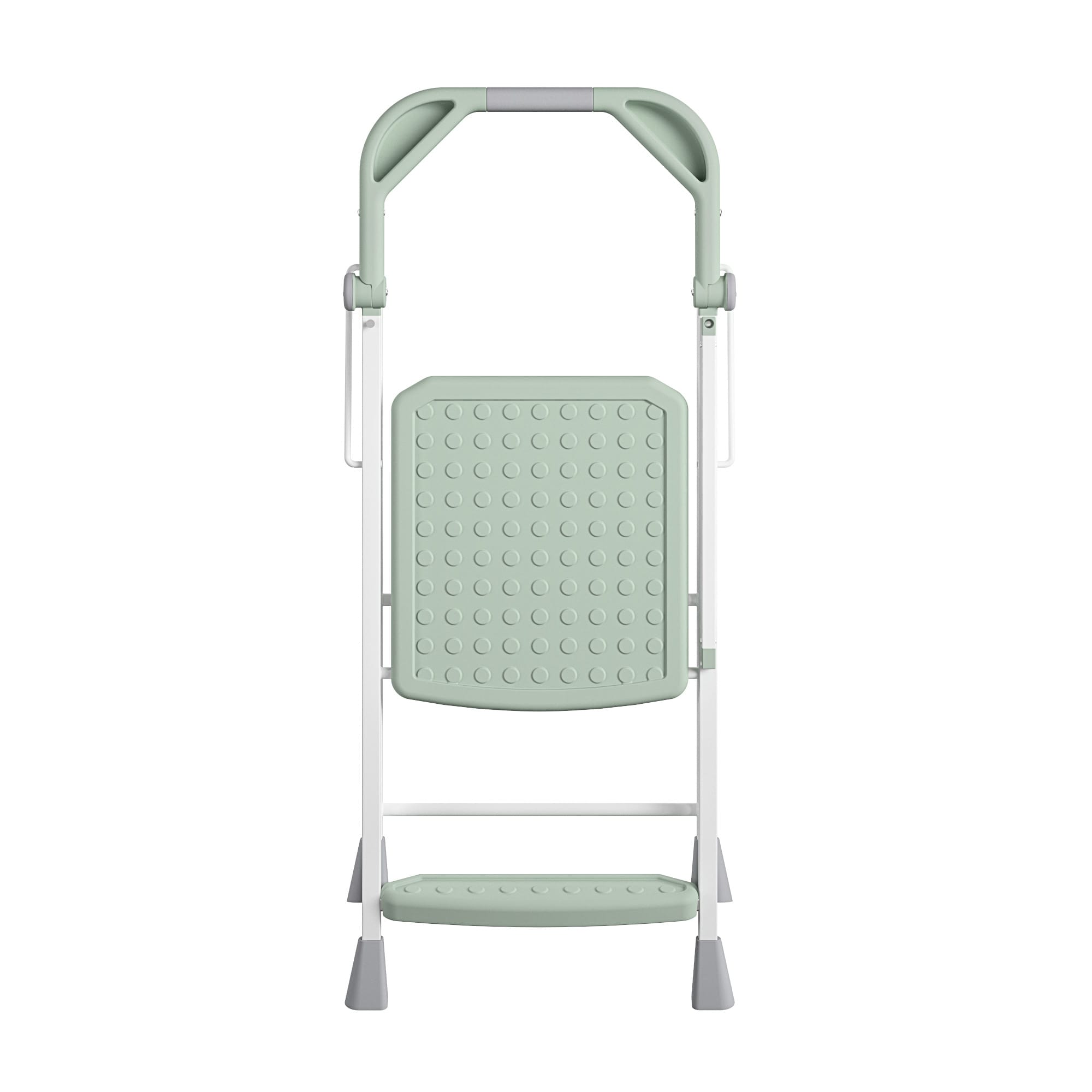 Banquito plegable de acero verde con capacidad de 225 libras de 2 peldaños Cosco 11349GRN1E