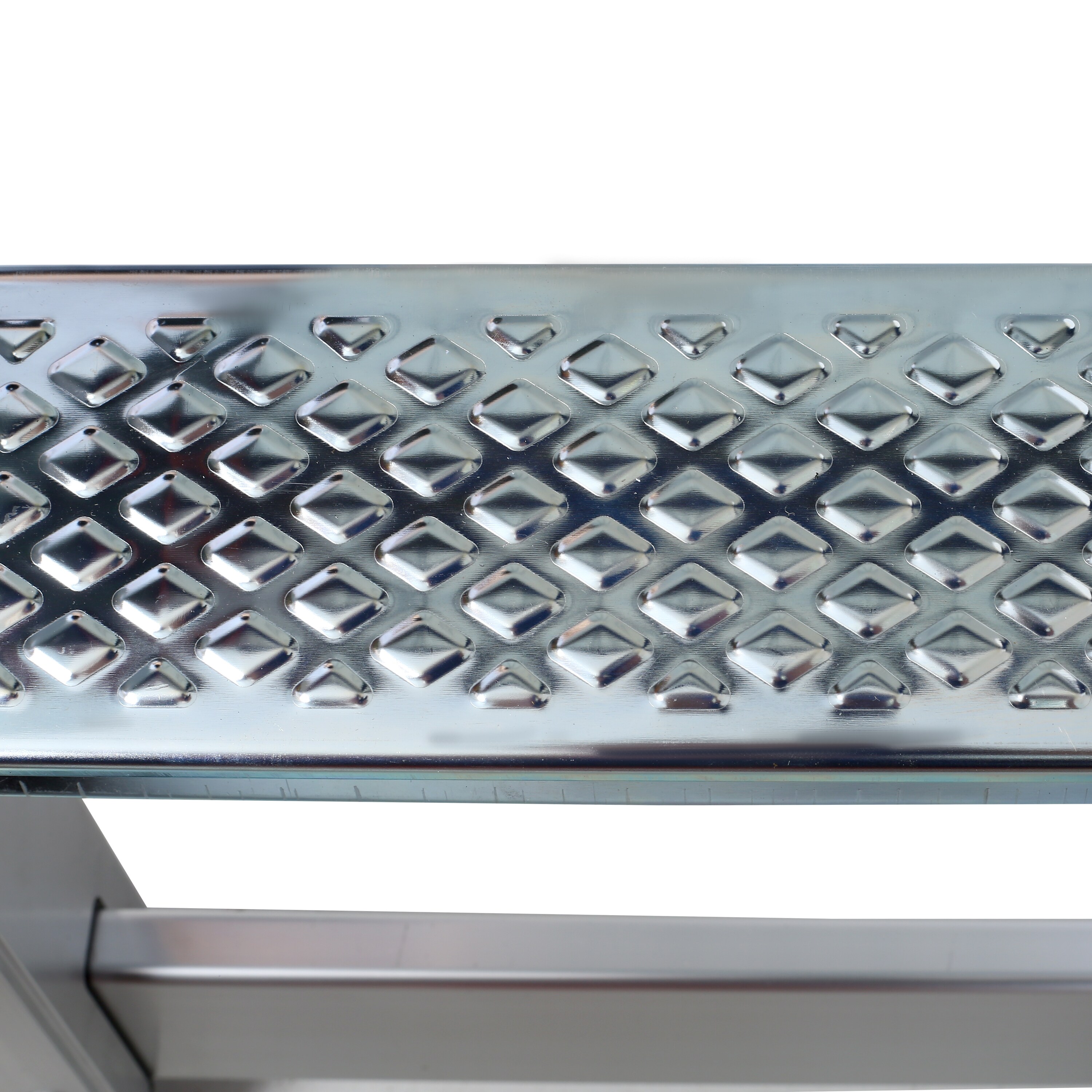 Taburete Plegable de Aluminio Negro con Capacidad de 330 libras WELLFOR TBG3826US