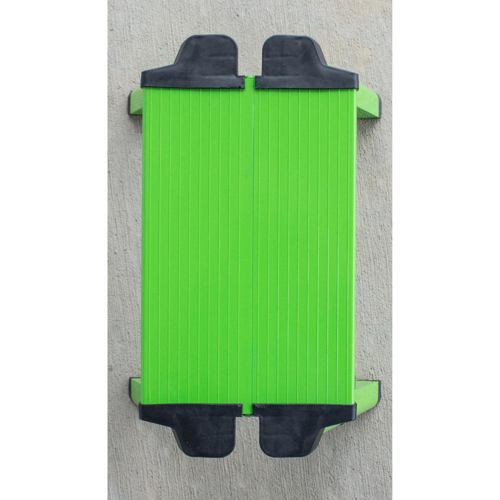 Banquito Plegable de Aluminio Verde con Capacidad de 325 lb en un Paso de AmeriHome