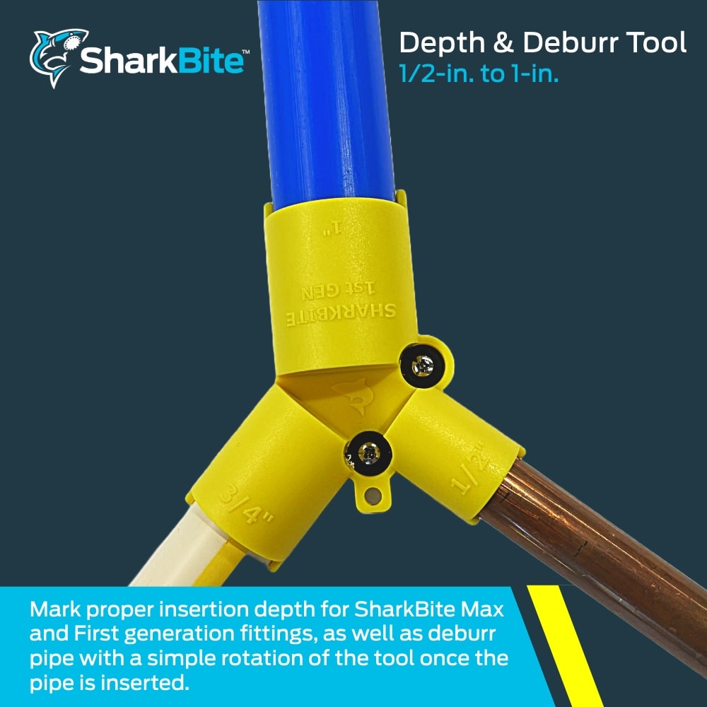 Herramienta de desbarbado SharkBite de 1/2 a 1 pulgada UR702Z