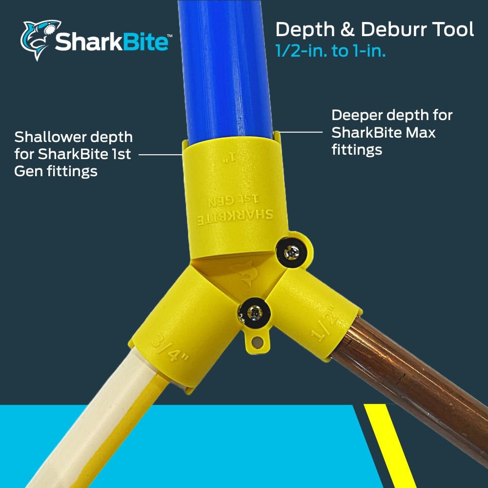 Herramienta de desbarbado SharkBite de 1/2 a 1 pulgada UR702Z
