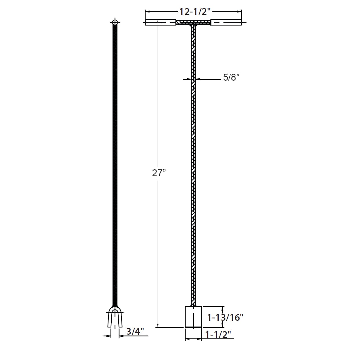 Llave de largo Jones Stephens de 5/8 pulgadas x 27 pulgadas M25527