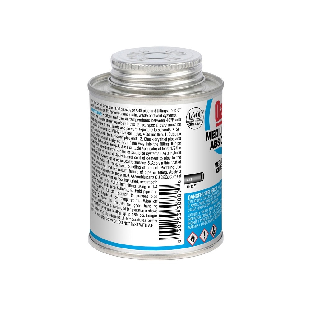 Cemento ABS negro de 32 onzas Oatey 30902L